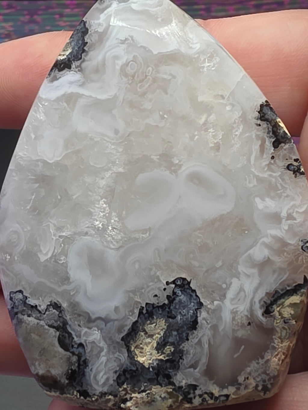 Volcano Agate Teardrop C