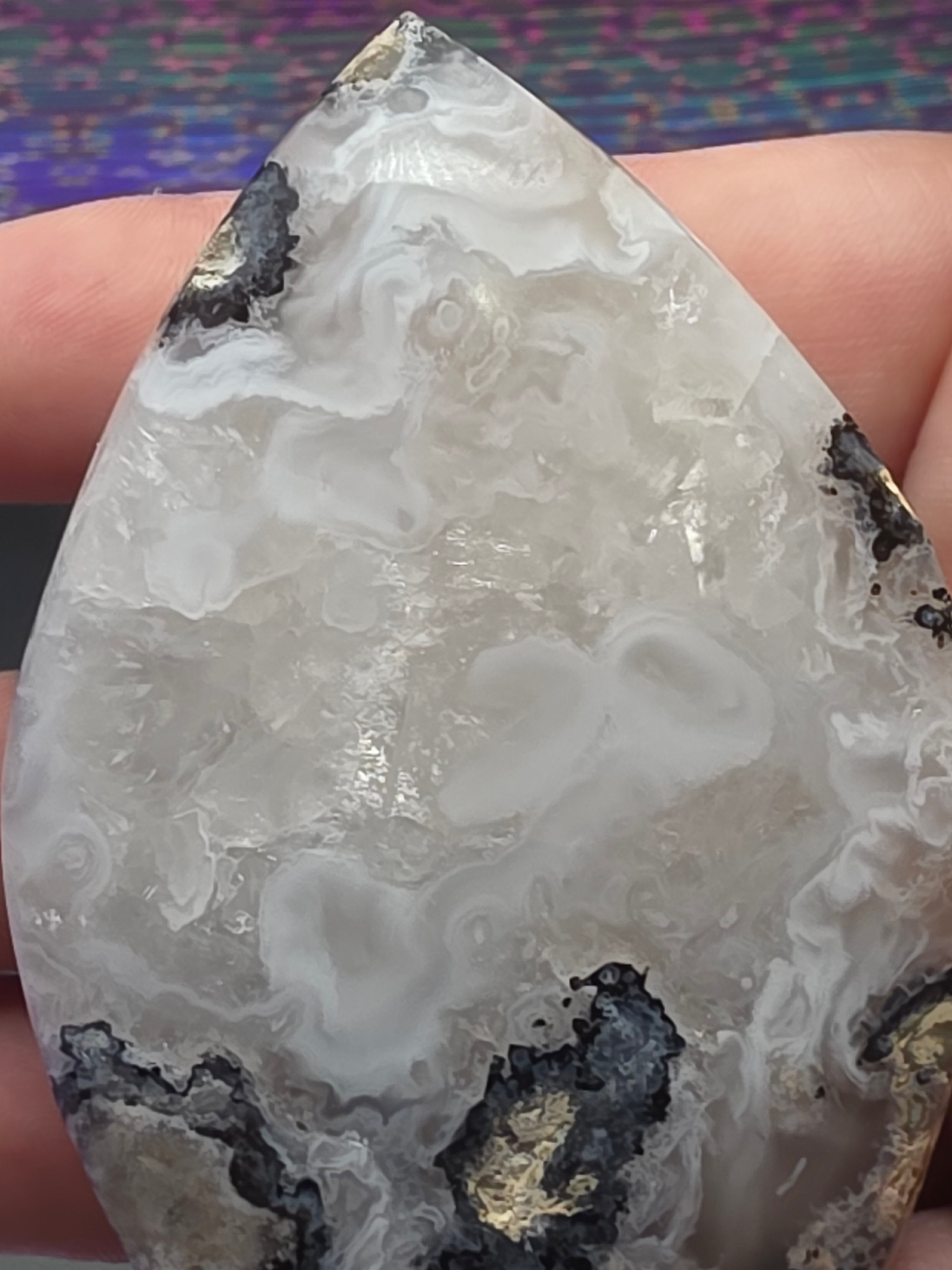 Volcano Agate Teardrop C