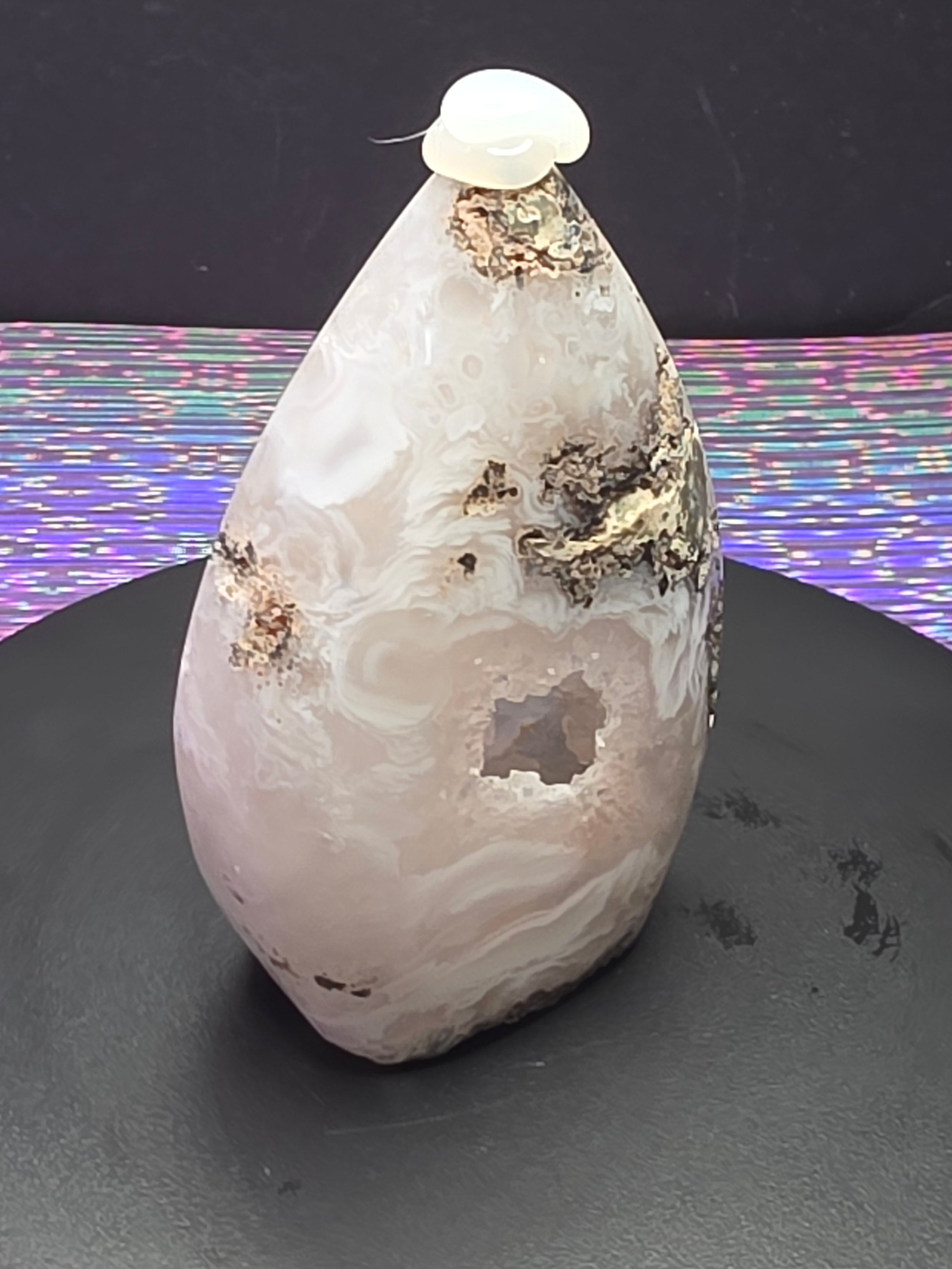 Volcano Agate Teardrop D