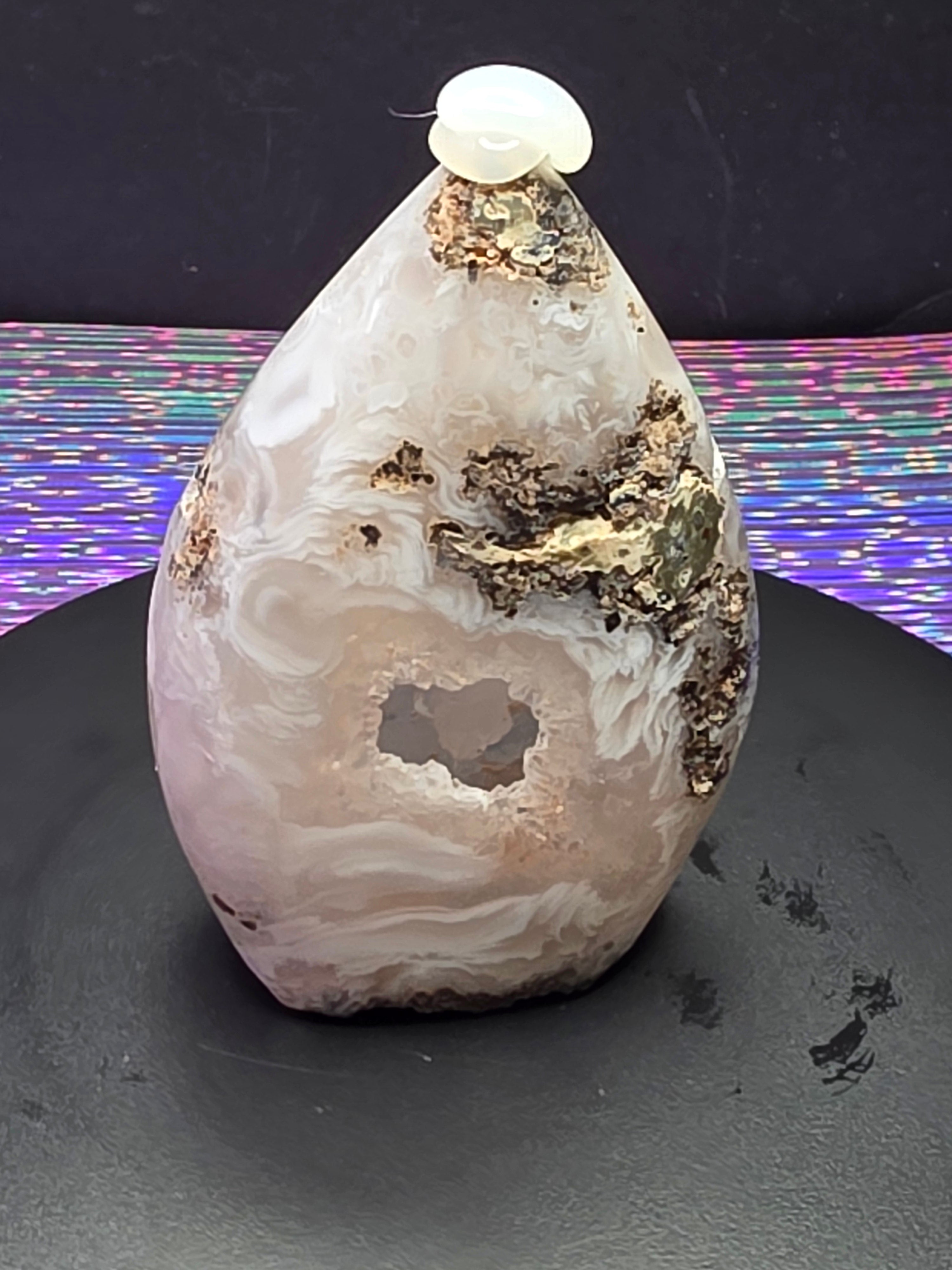 Volcano Agate Teardrop D
