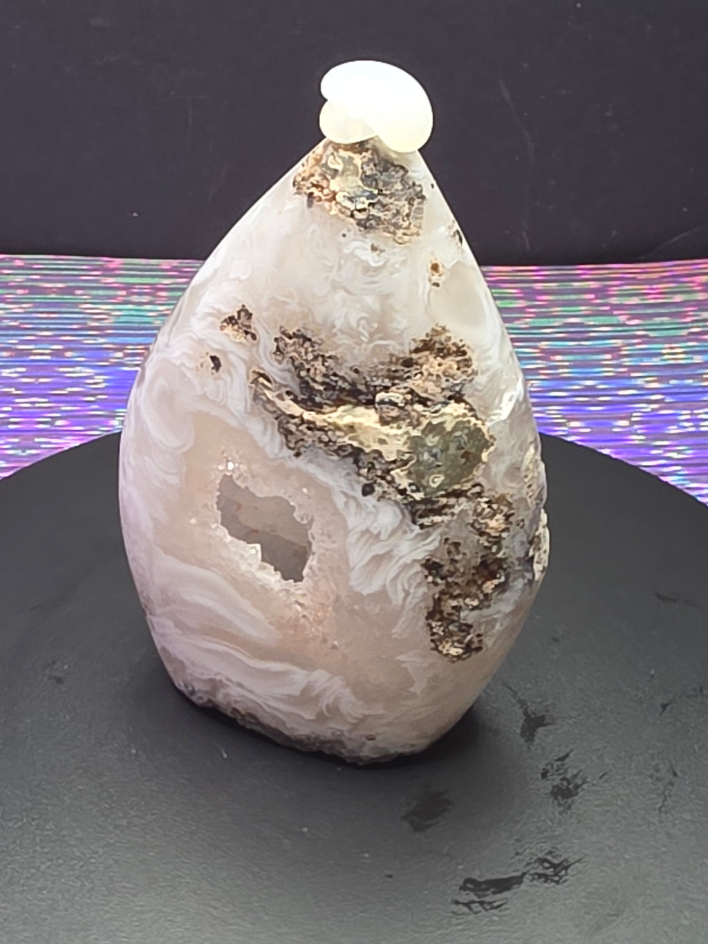 Volcano Agate Teardrop D