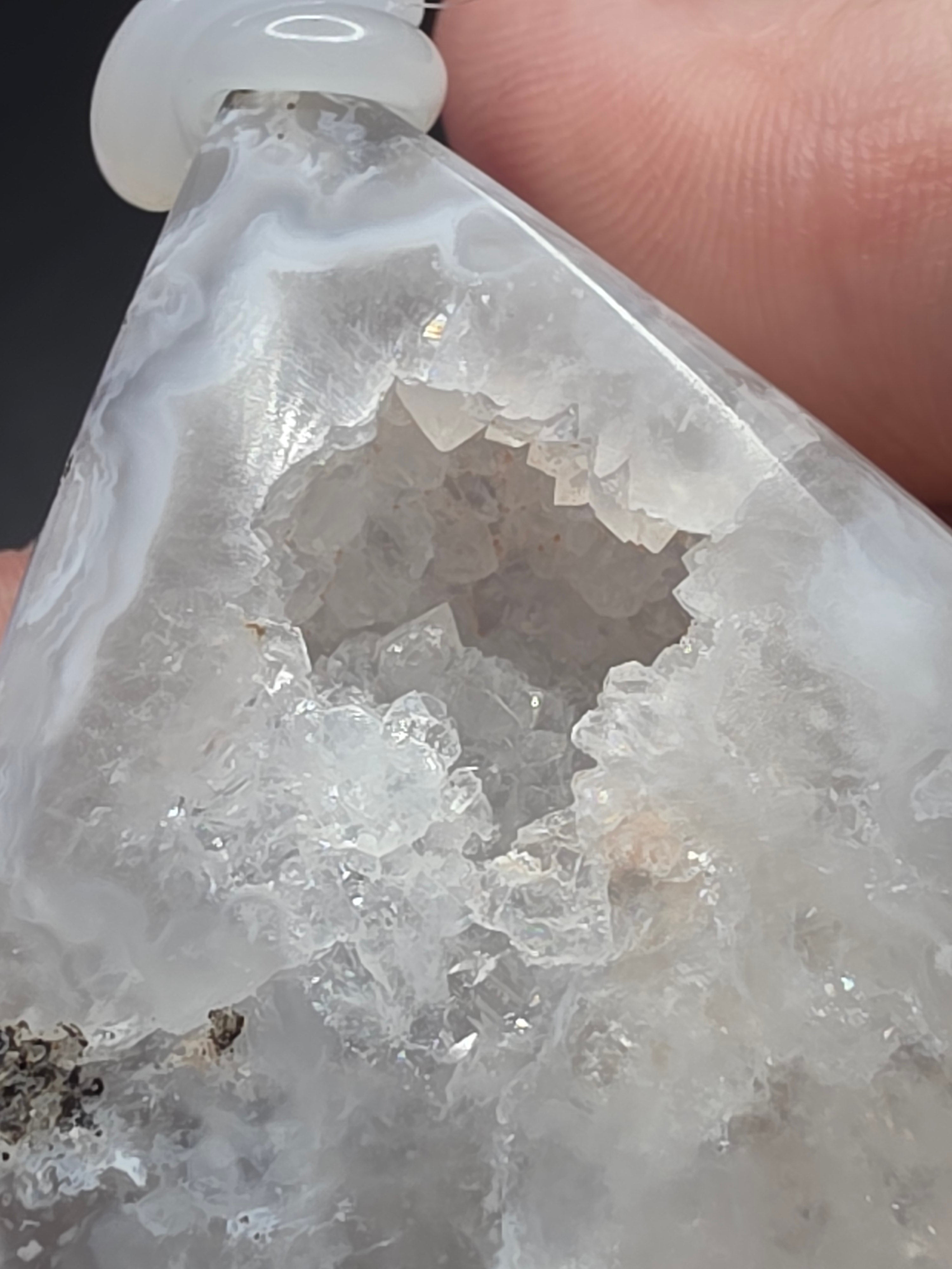 Volcano Agate Teardrop D