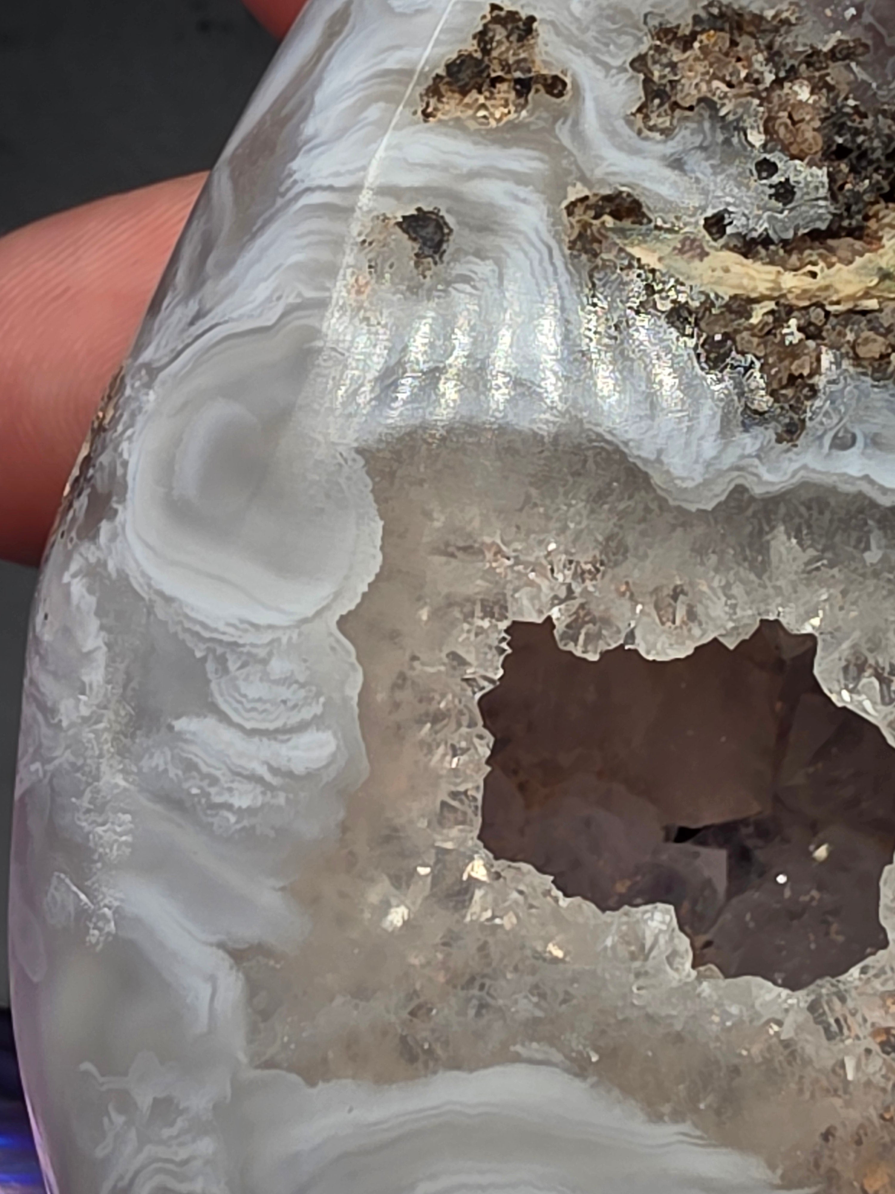 Volcano Agate Teardrop D