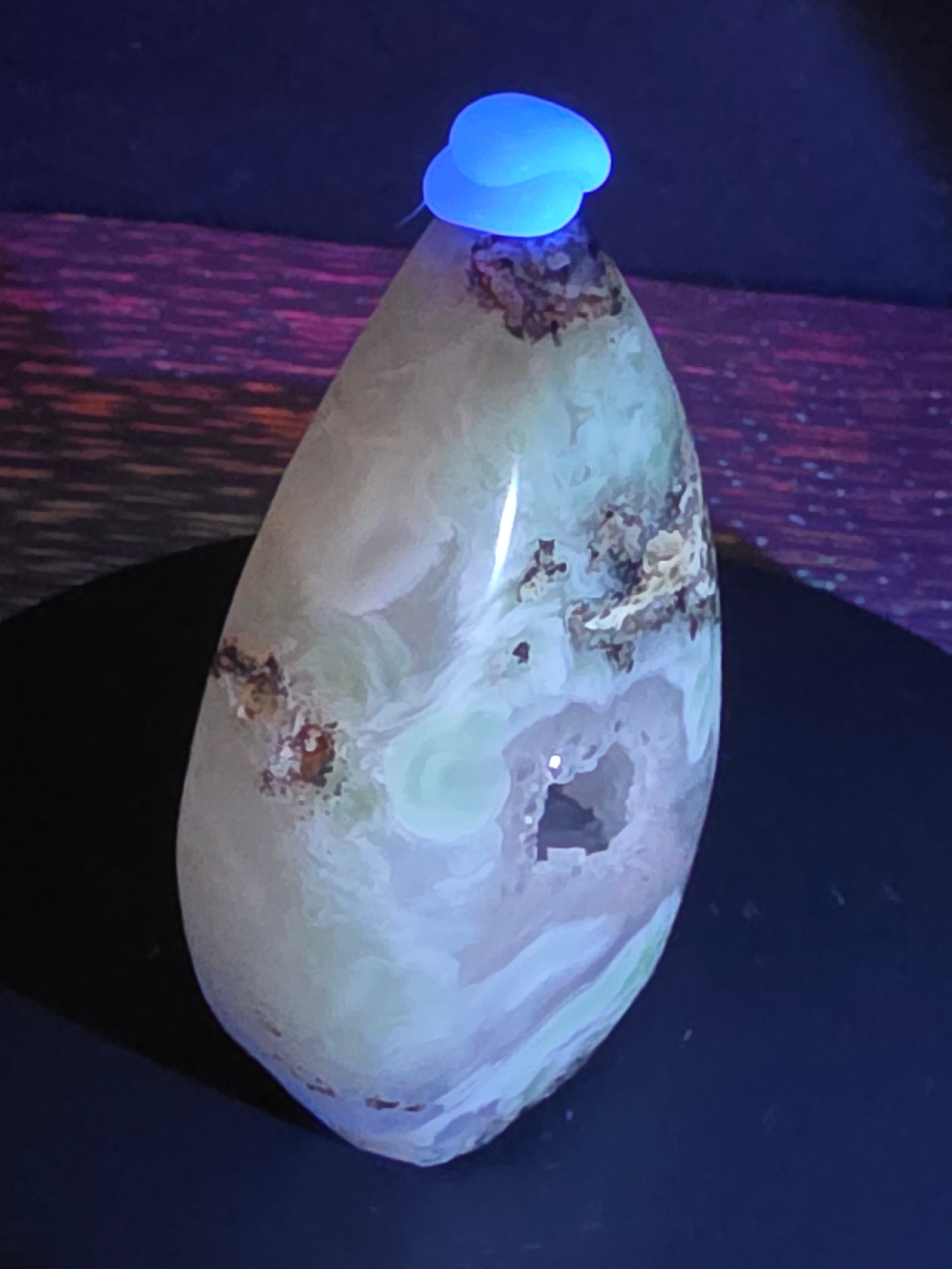 Volcano Agate Teardrop D