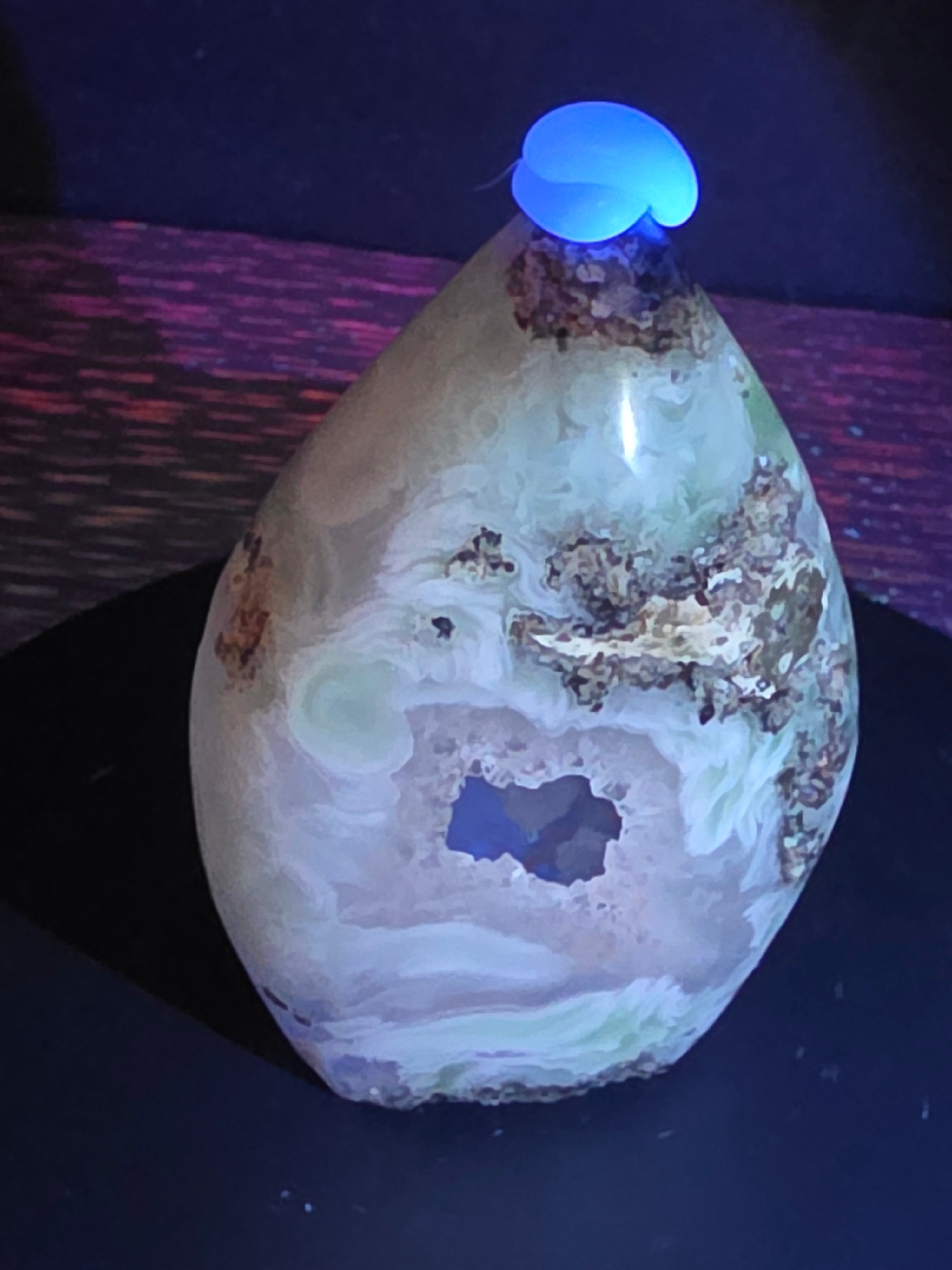 Volcano Agate Teardrop D