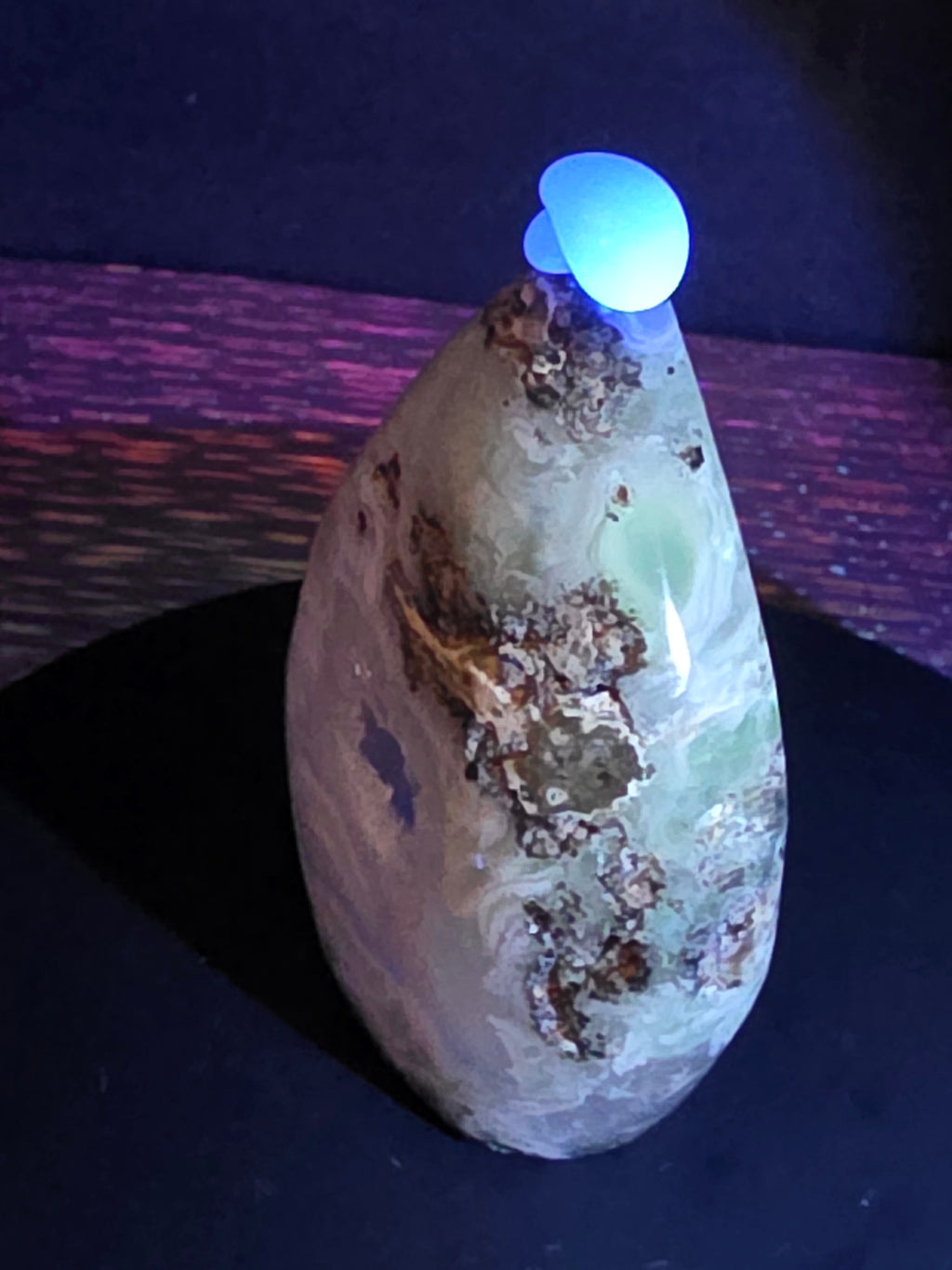 Volcano Agate Teardrop D