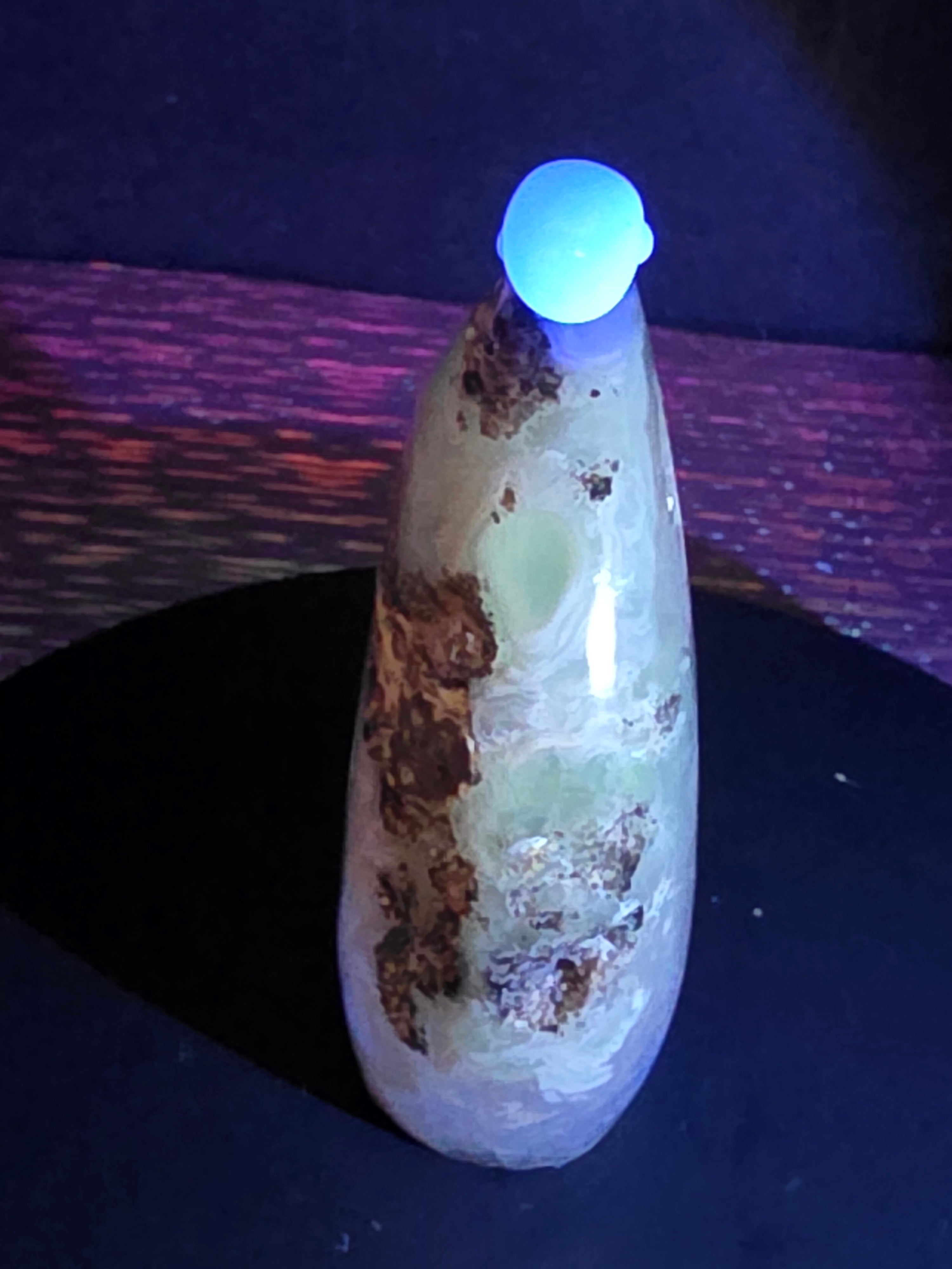 Volcano Agate Teardrop D