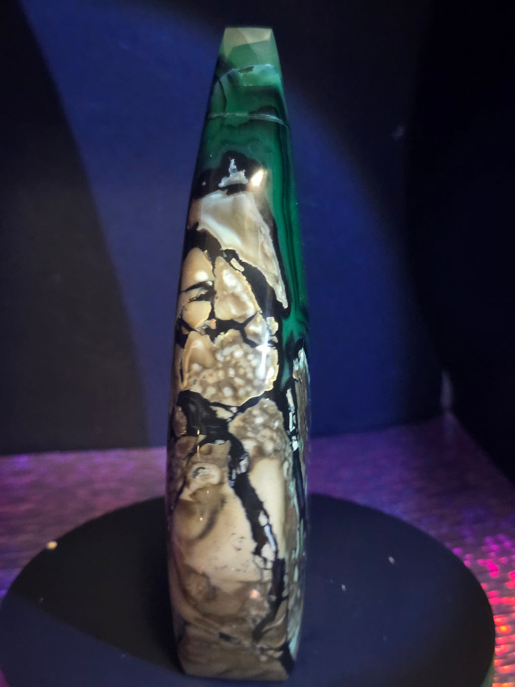 Large Volcano Agate Teardrop A