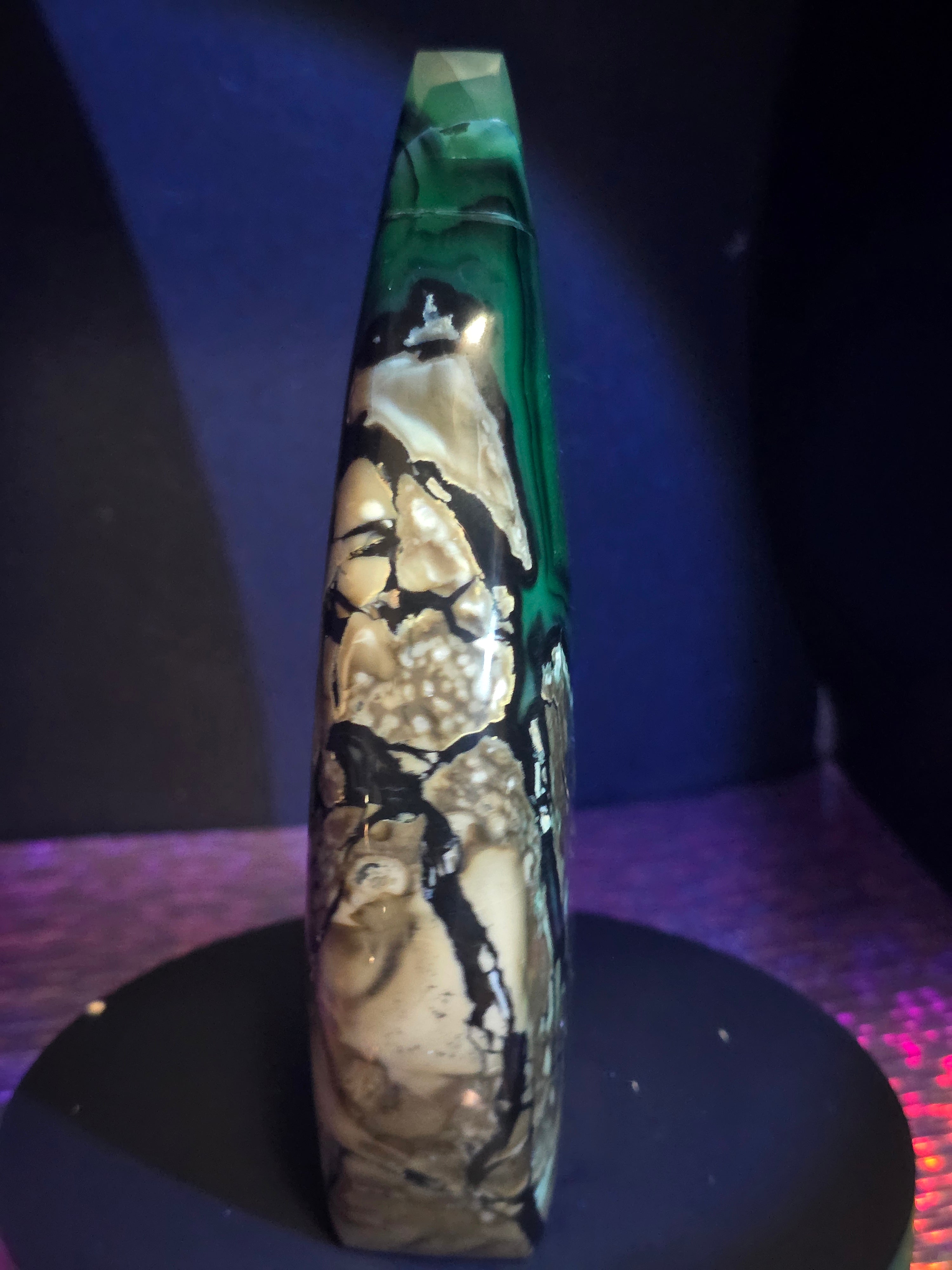 Large Volcano Agate Teardrop A