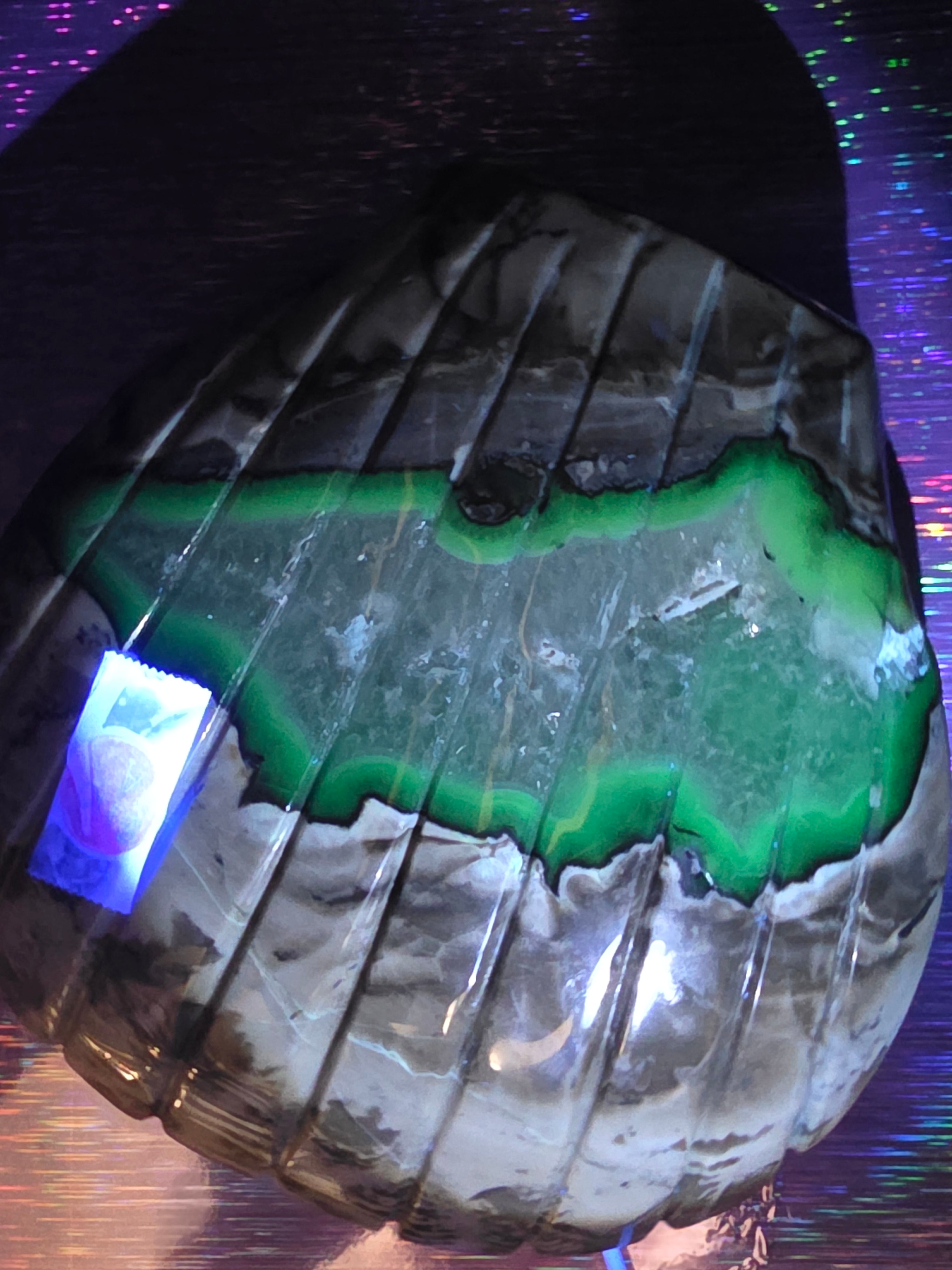 Volcano Agate Shell Bowl A