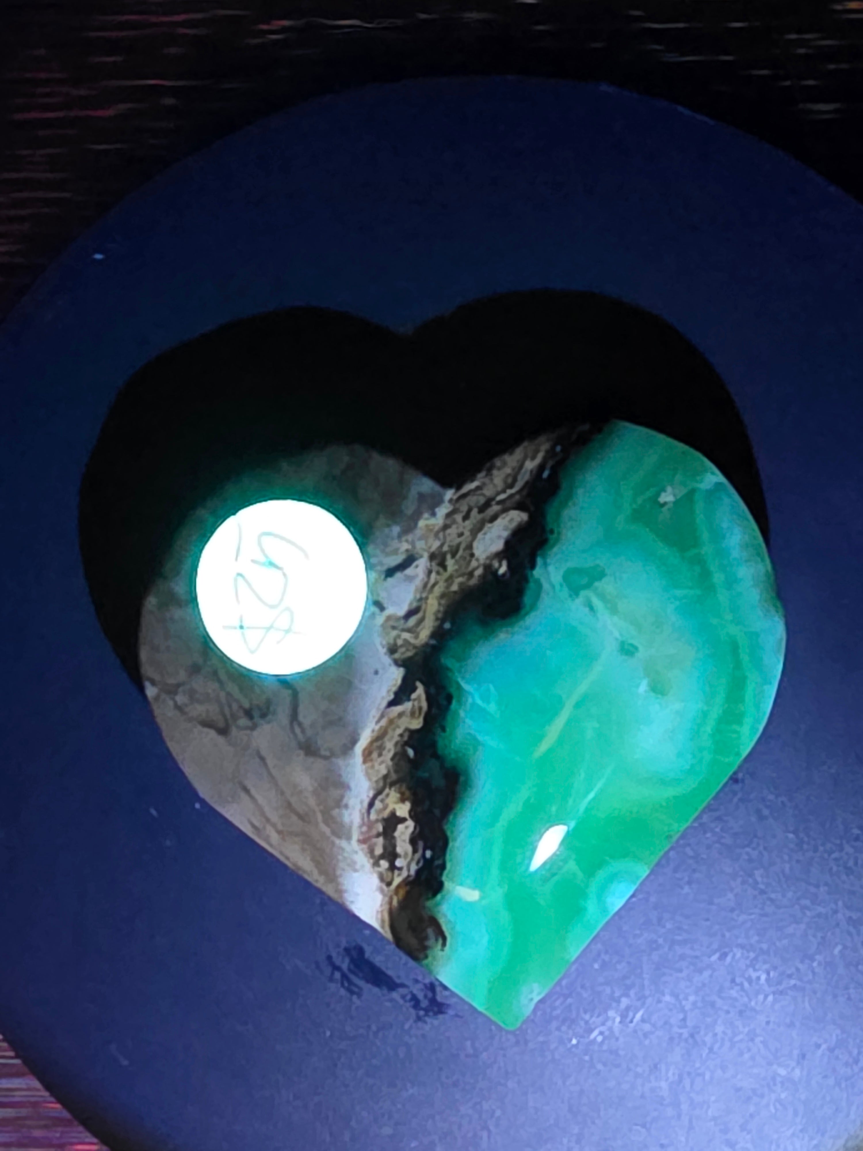 Mini Volcano Agate Heart