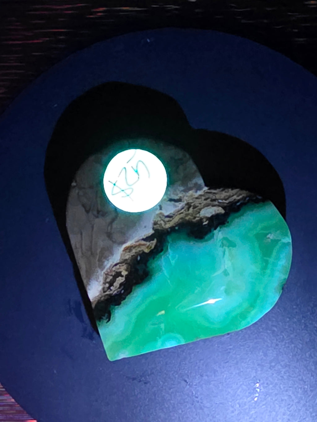 Mini Volcano Agate Heart