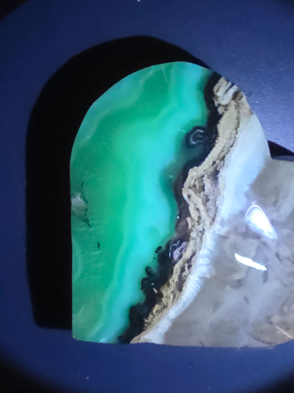 Mini Volcano Agate Heart