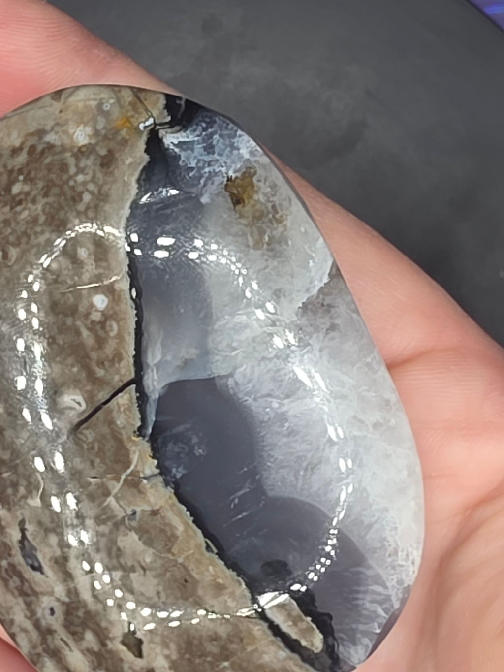 Volcano Agate Palmstone A