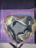 Huge Statement Volcano Agate Heart A