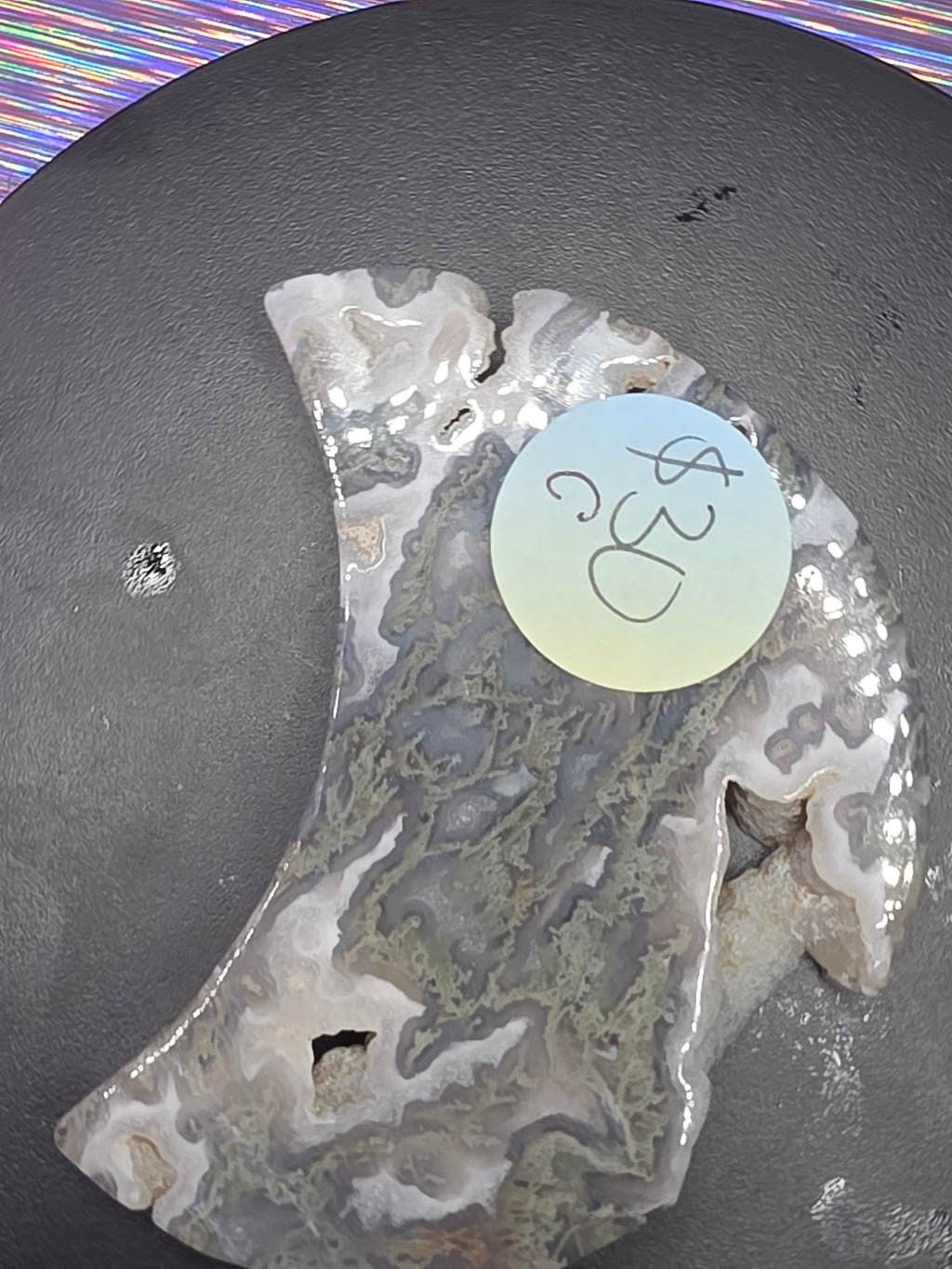 Moss Agate Moon C