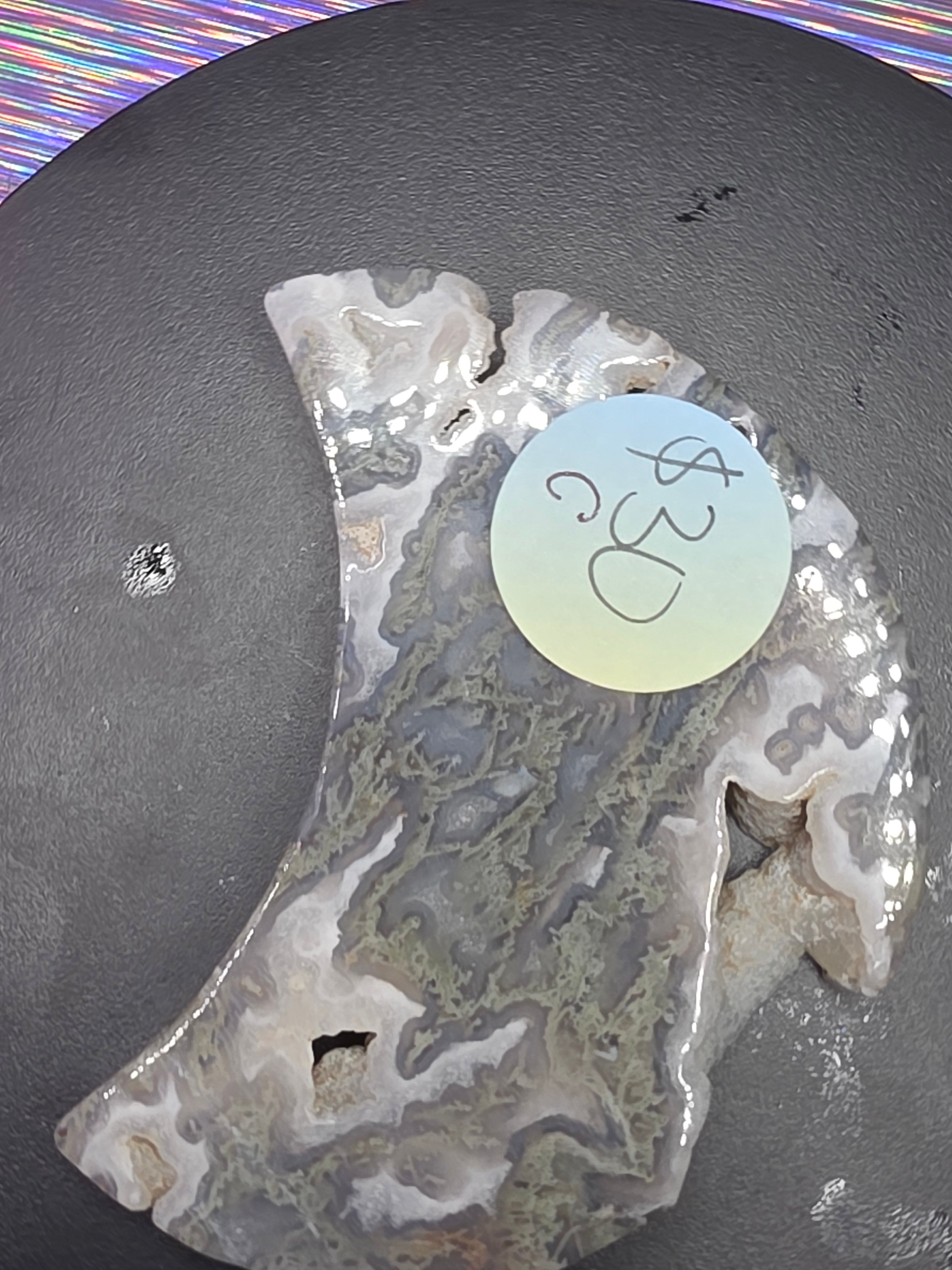 Moss Agate Moon C