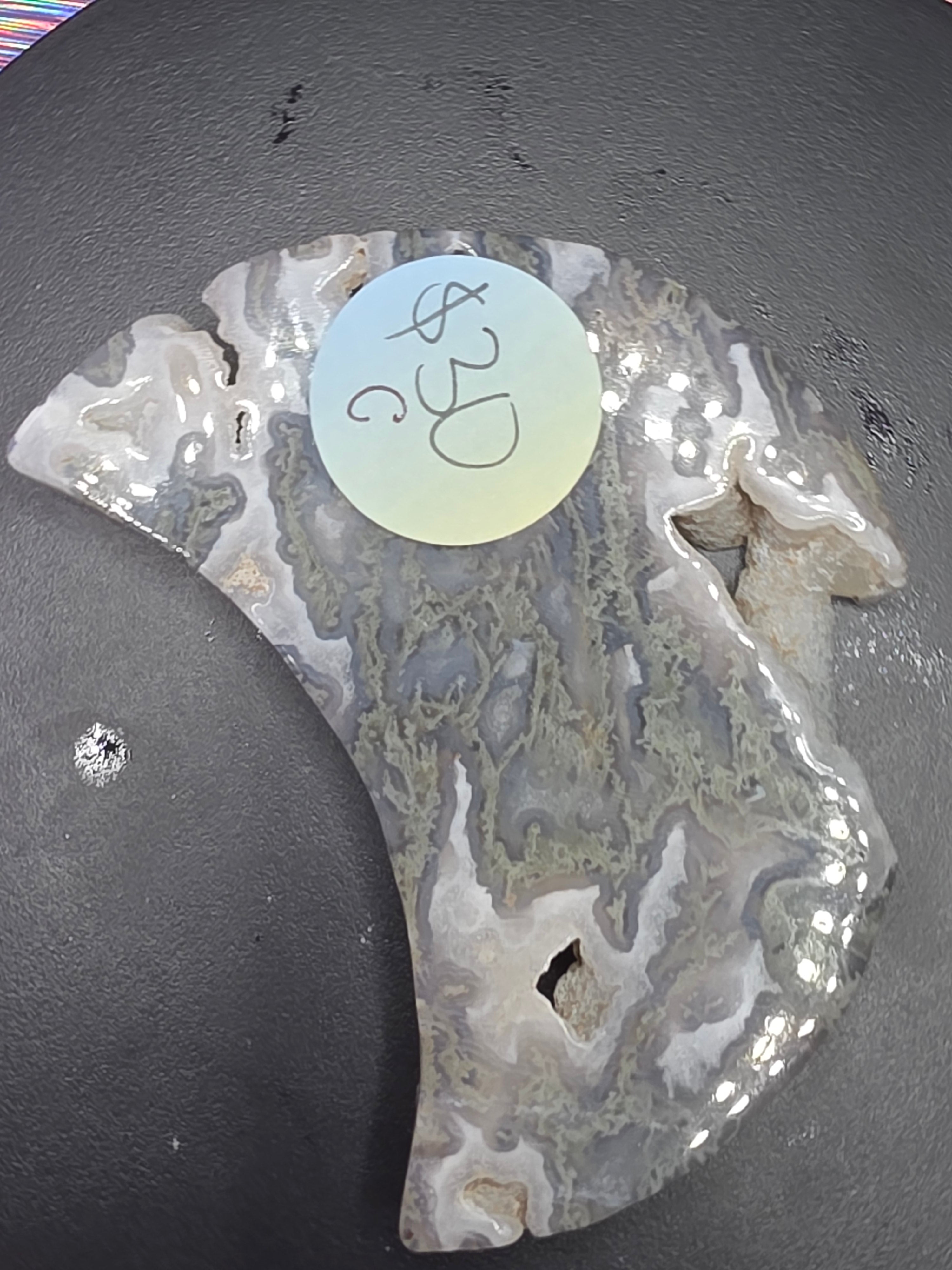 Moss Agate Moon C