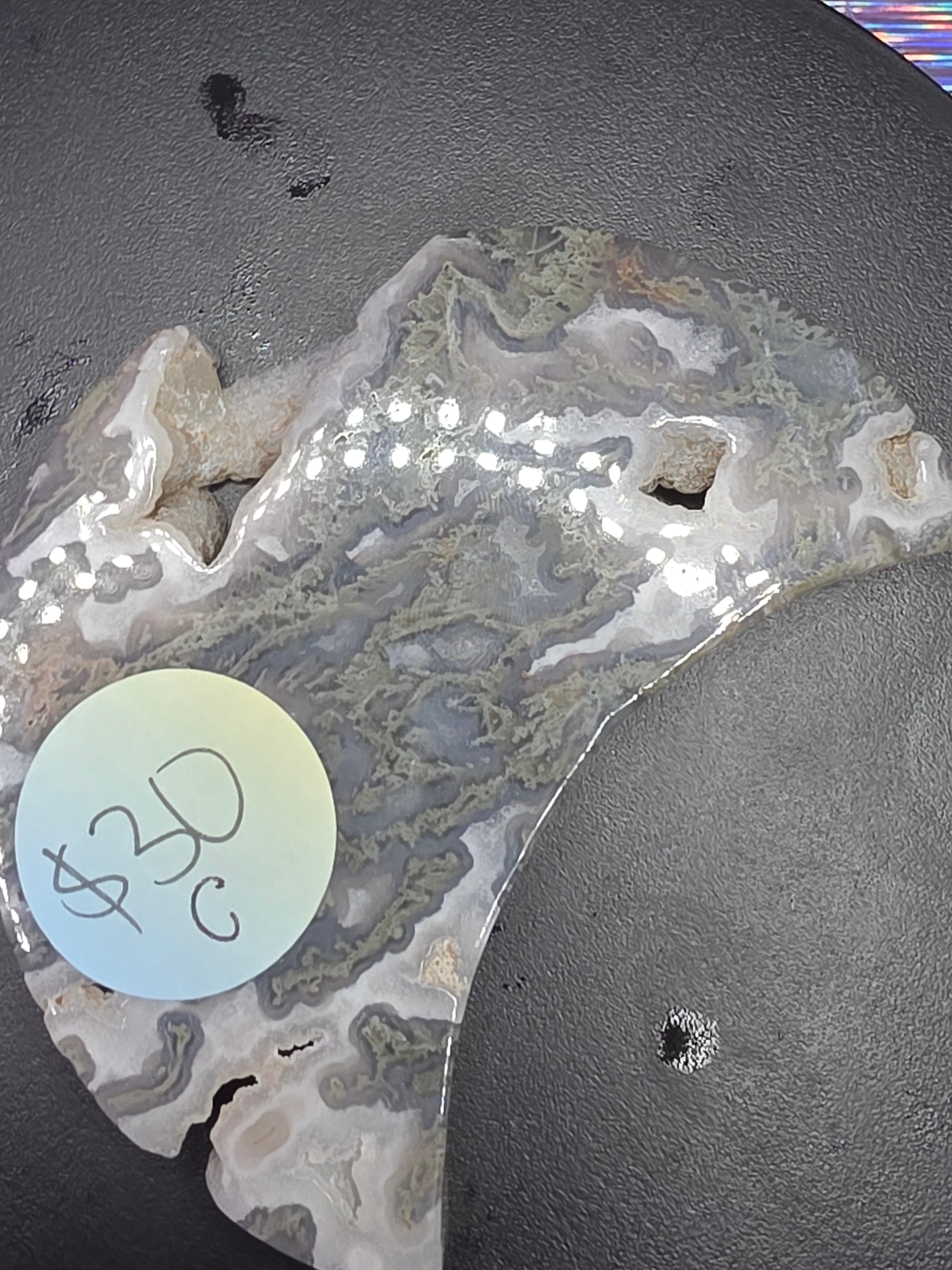 Moss Agate Moon C