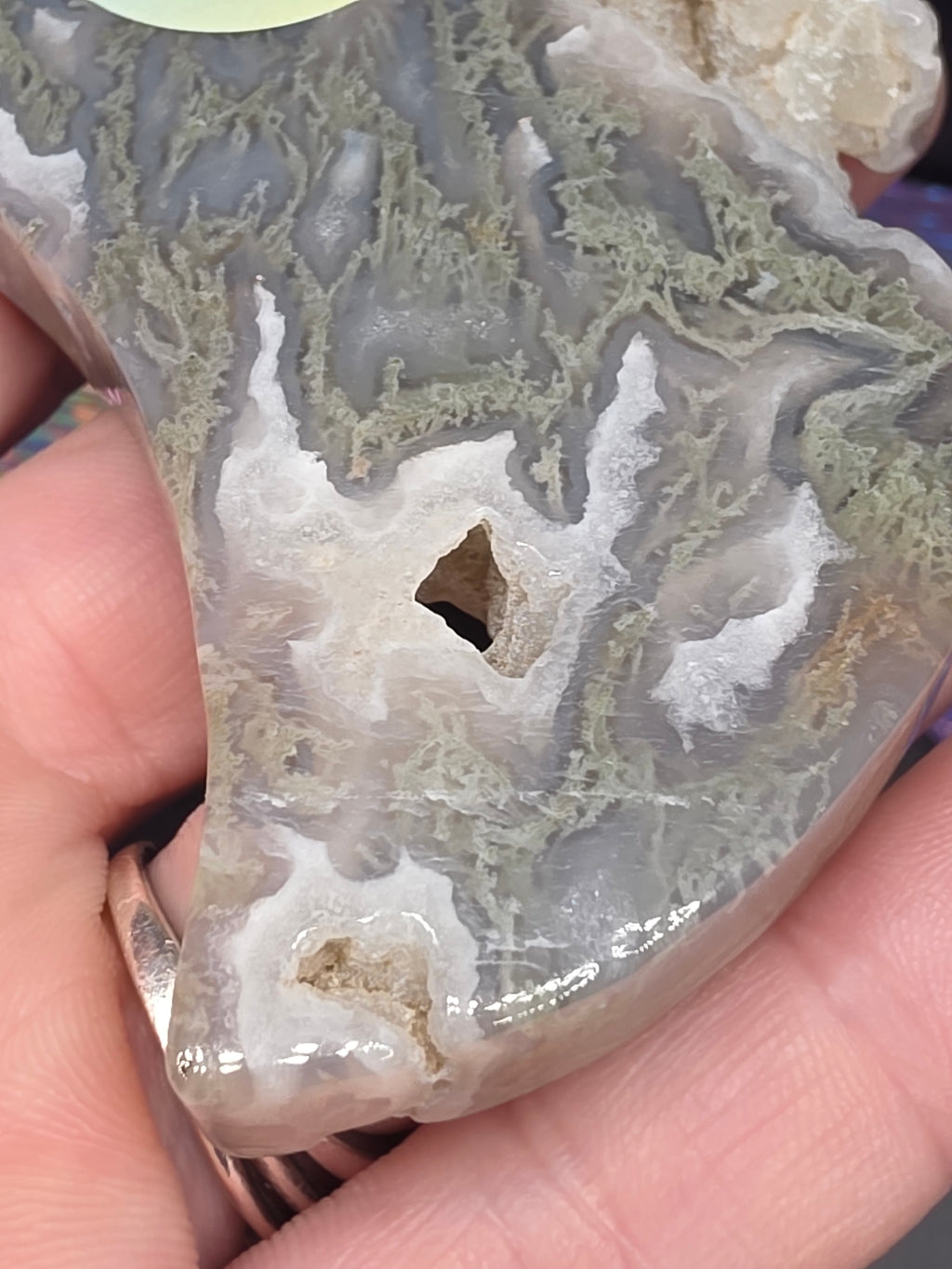Moss Agate Moon C
