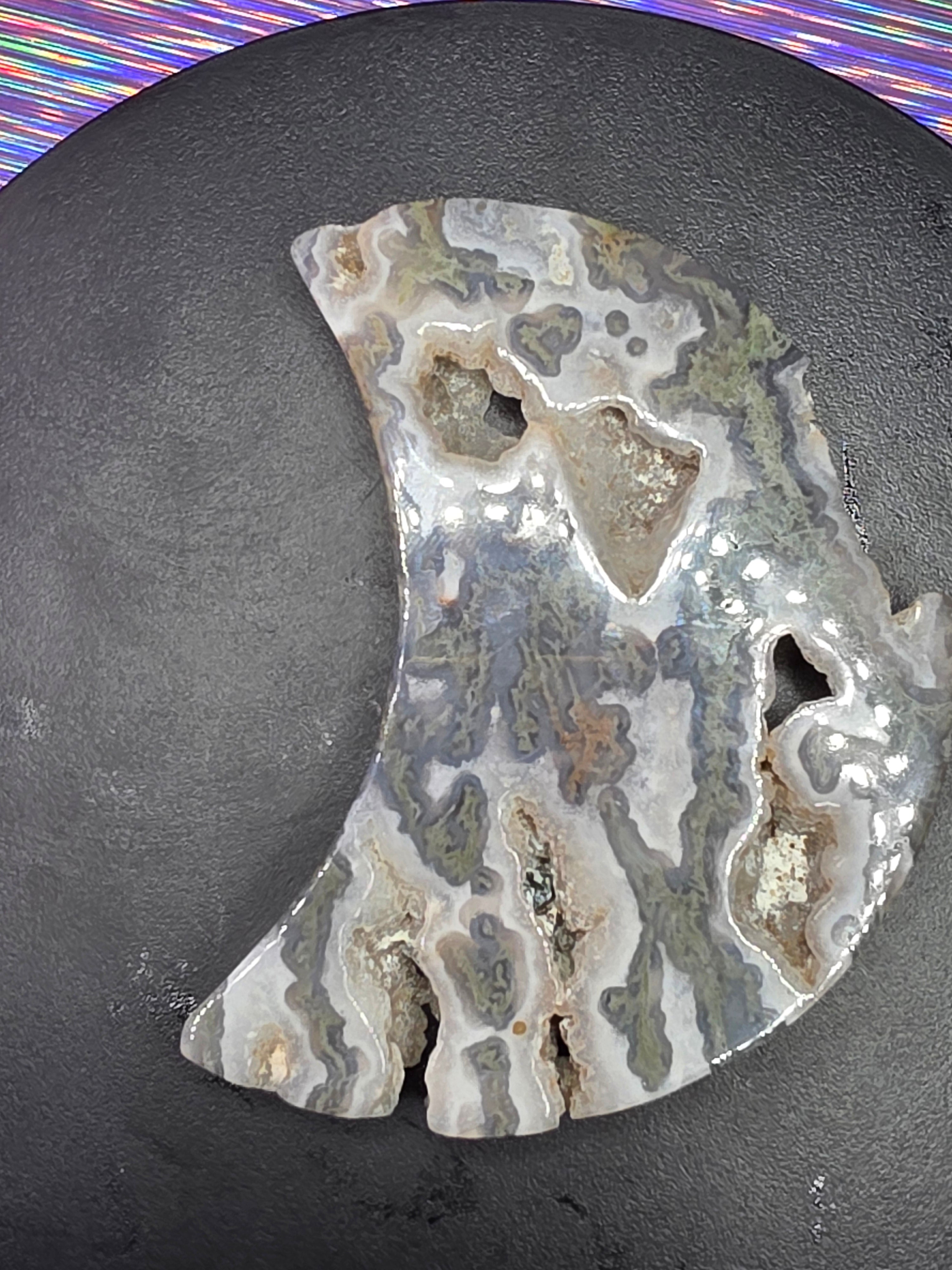 Moss Agate Moon C