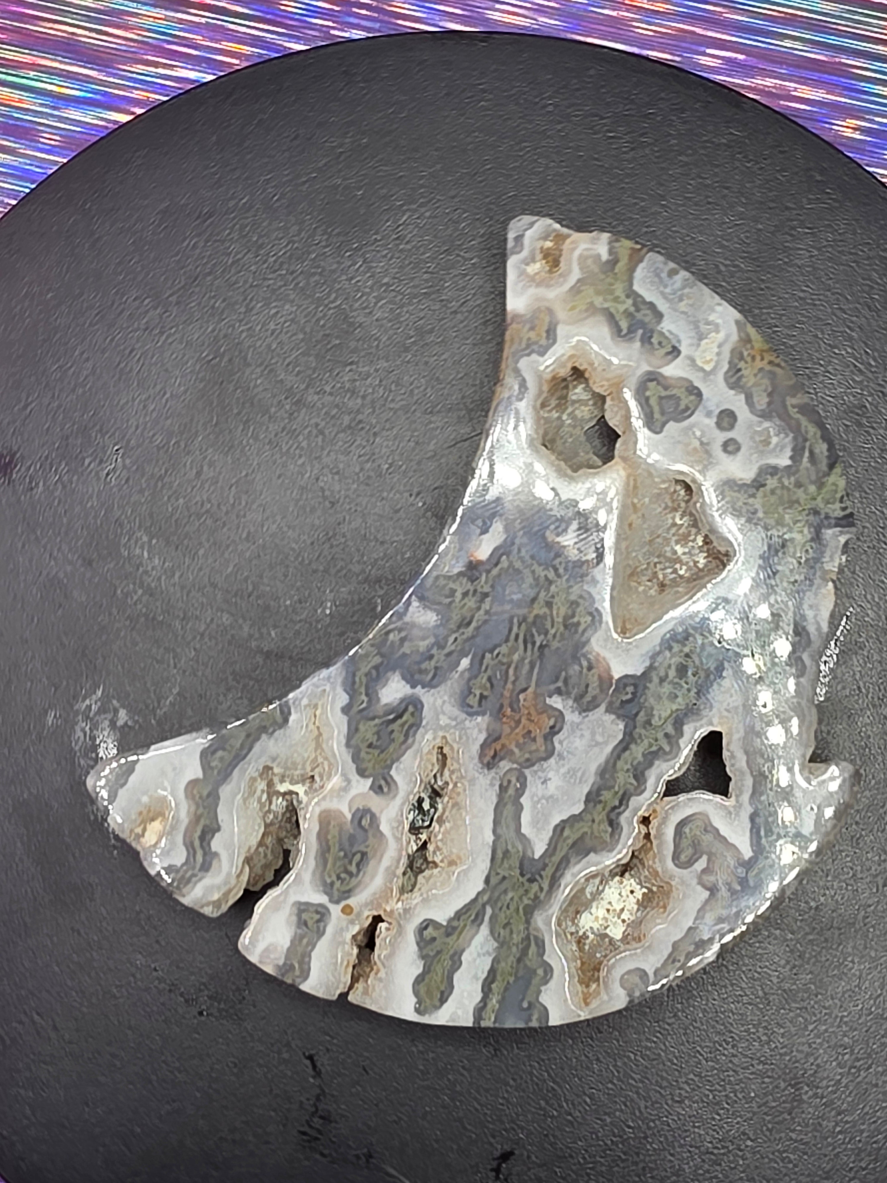 Moss Agate Moon C