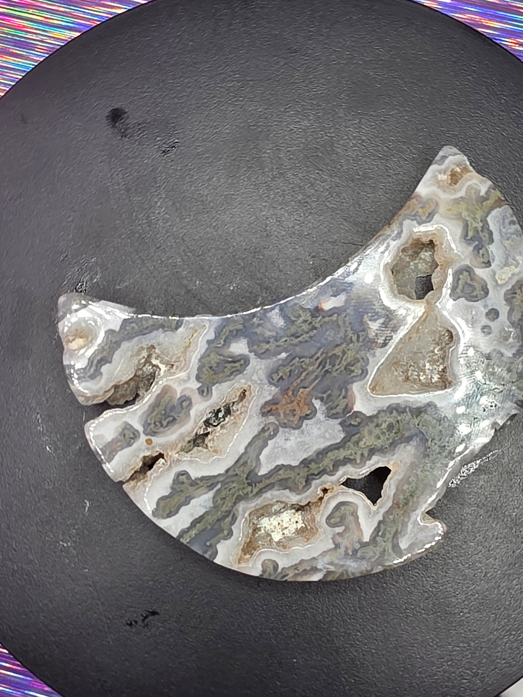 Moss Agate Moon C