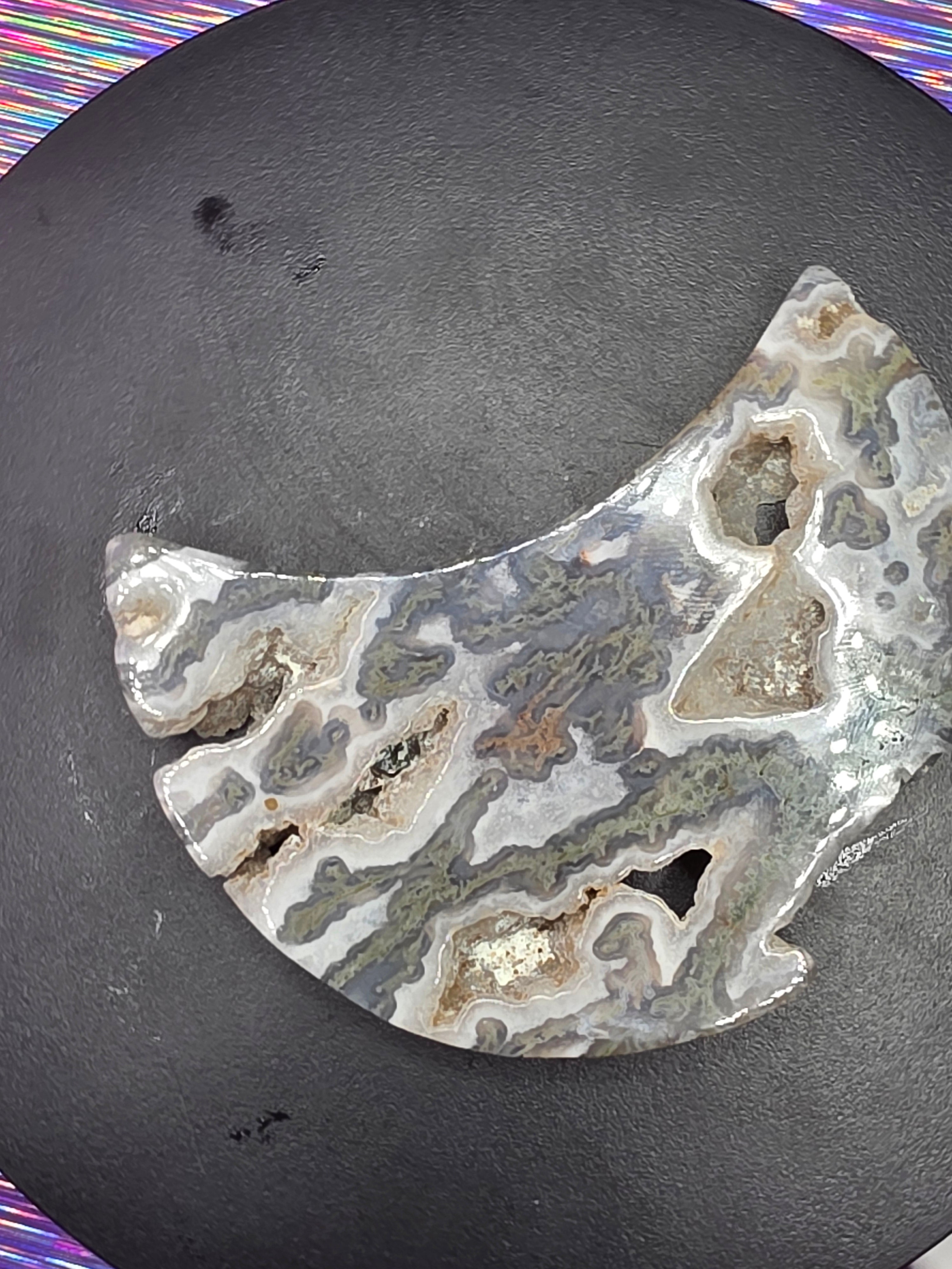 Moss Agate Moon C