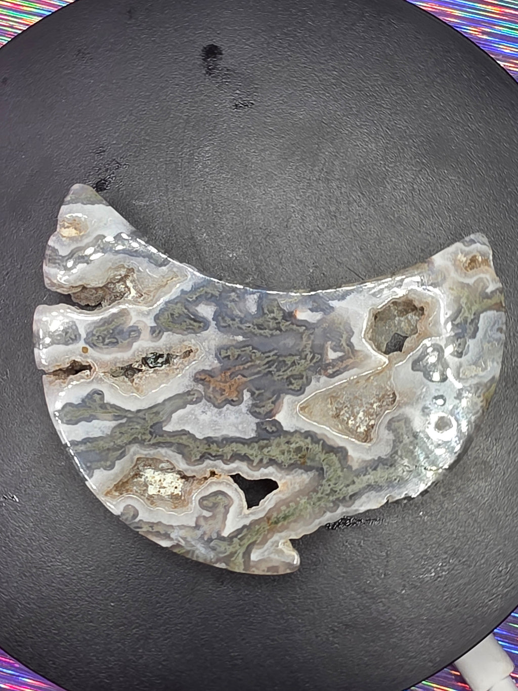 Moss Agate Moon C