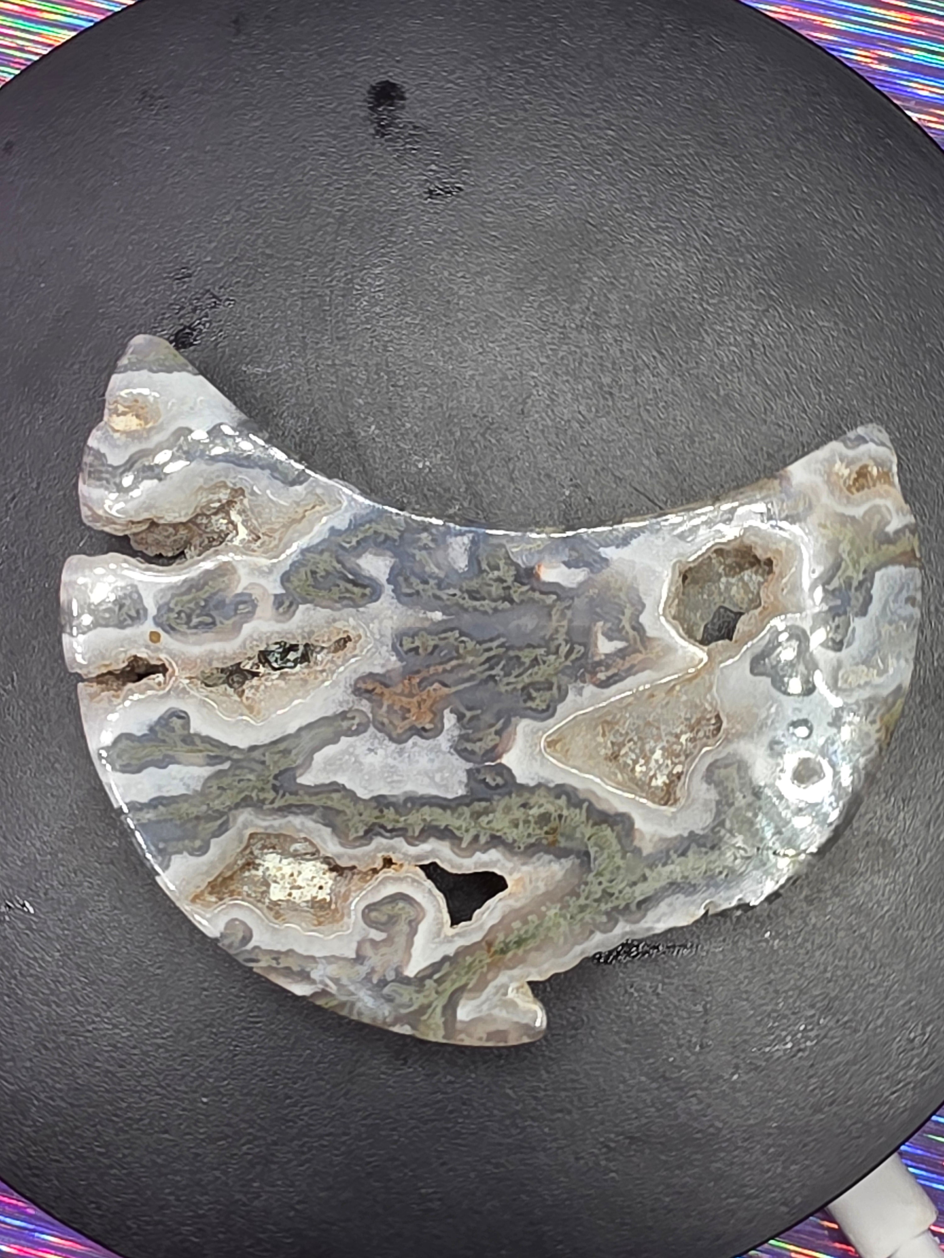 Moss Agate Moon C
