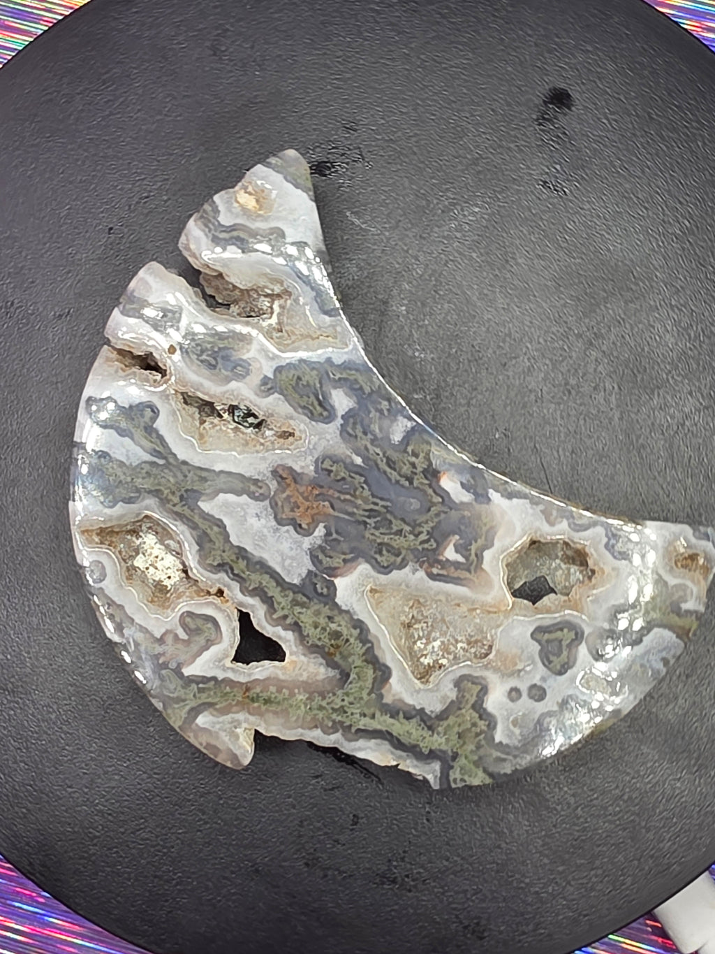 Moss Agate Moon C