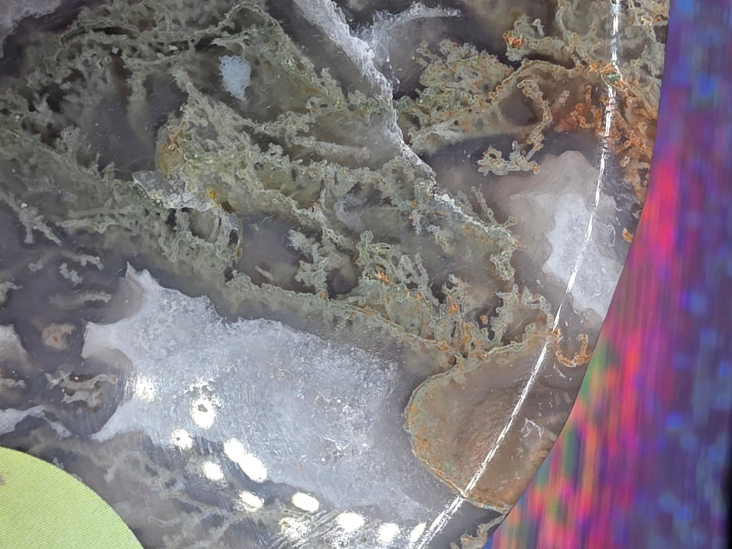 Moss Agate Moon D