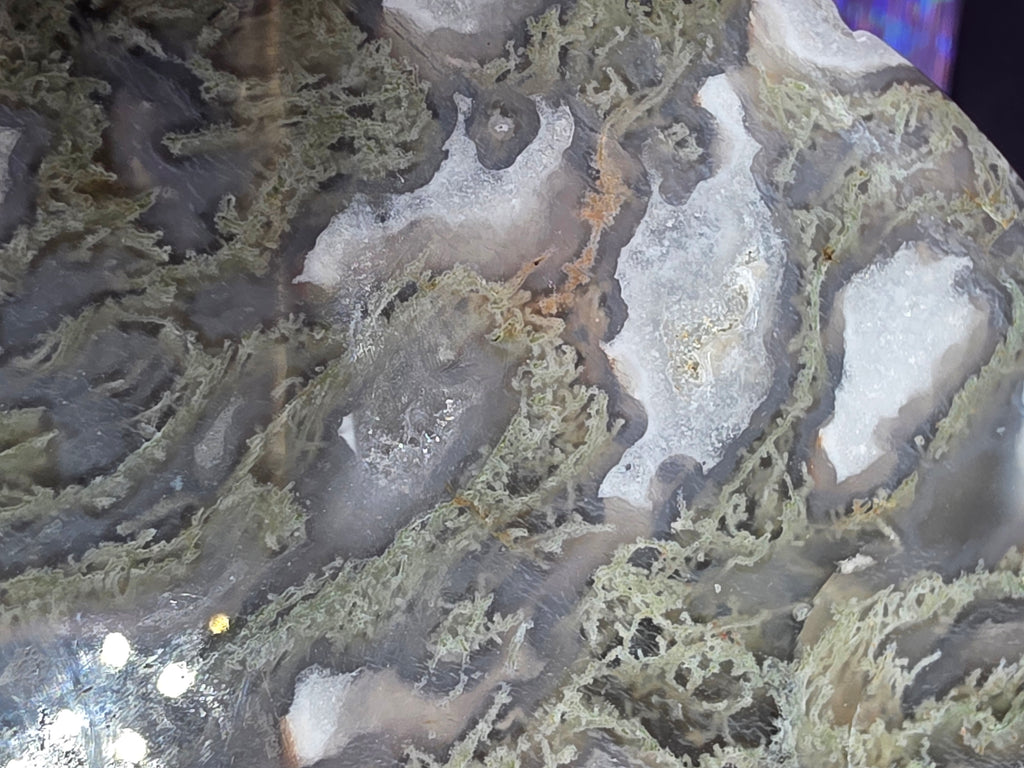 Moss Agate Moon D