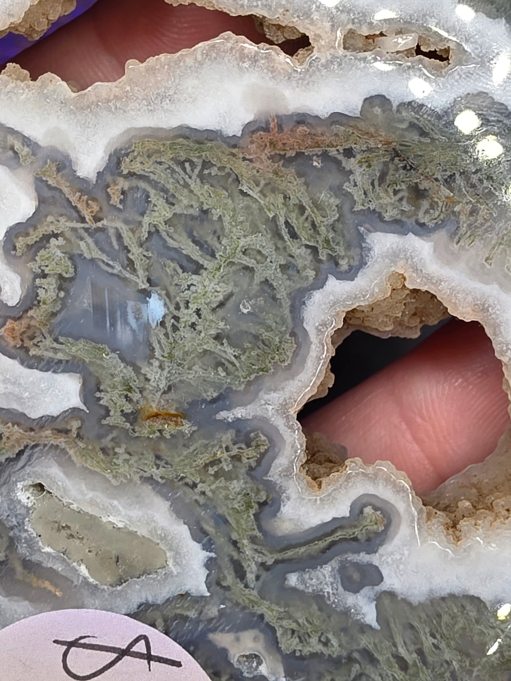 Moss Agate Moon E