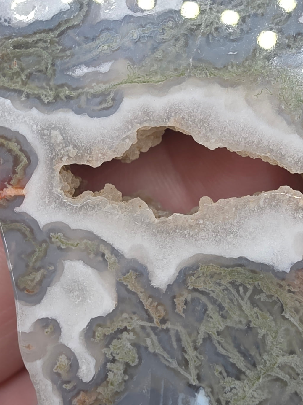 Moss Agate Moon E