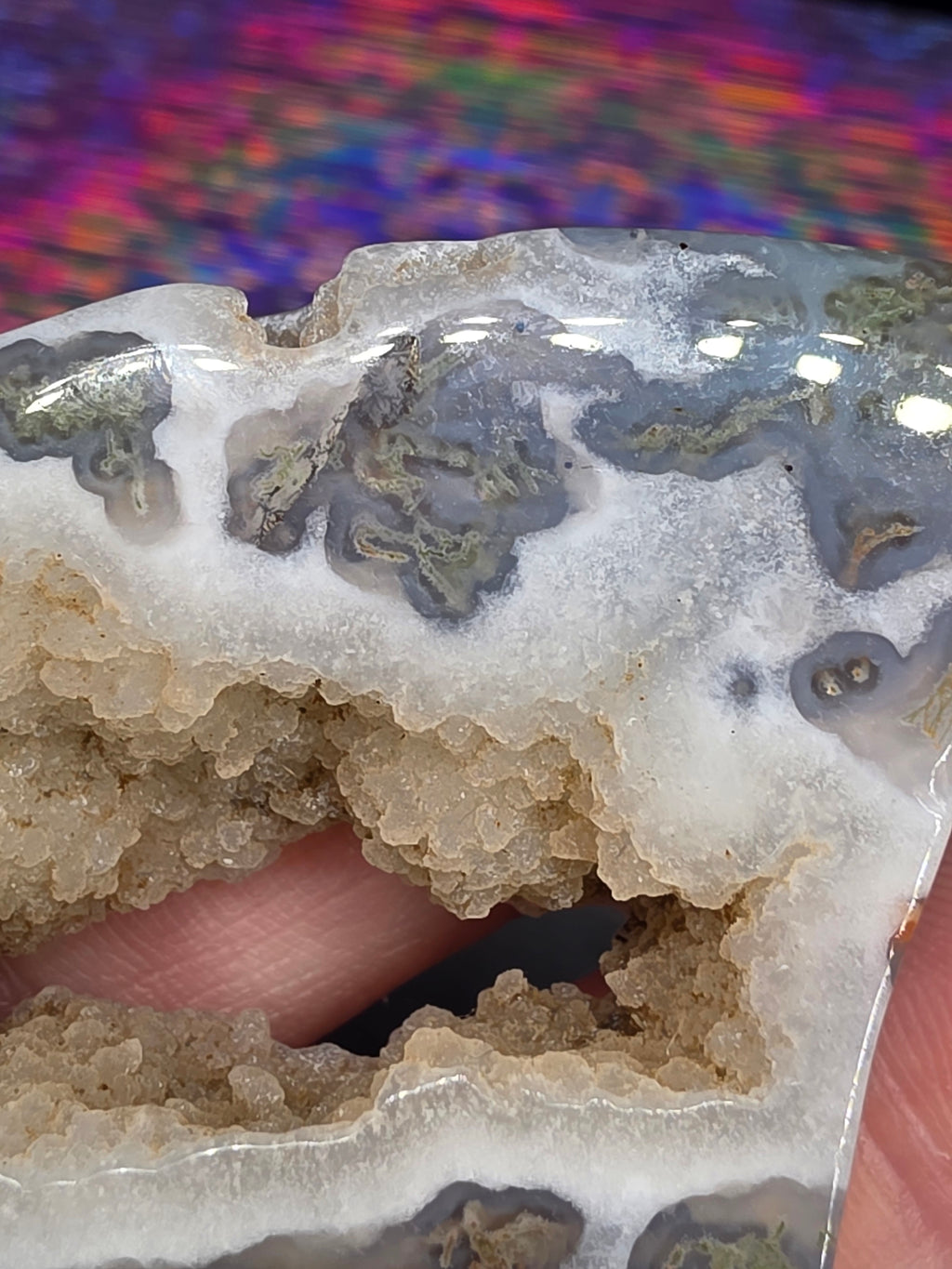 Moss Agate Moon E