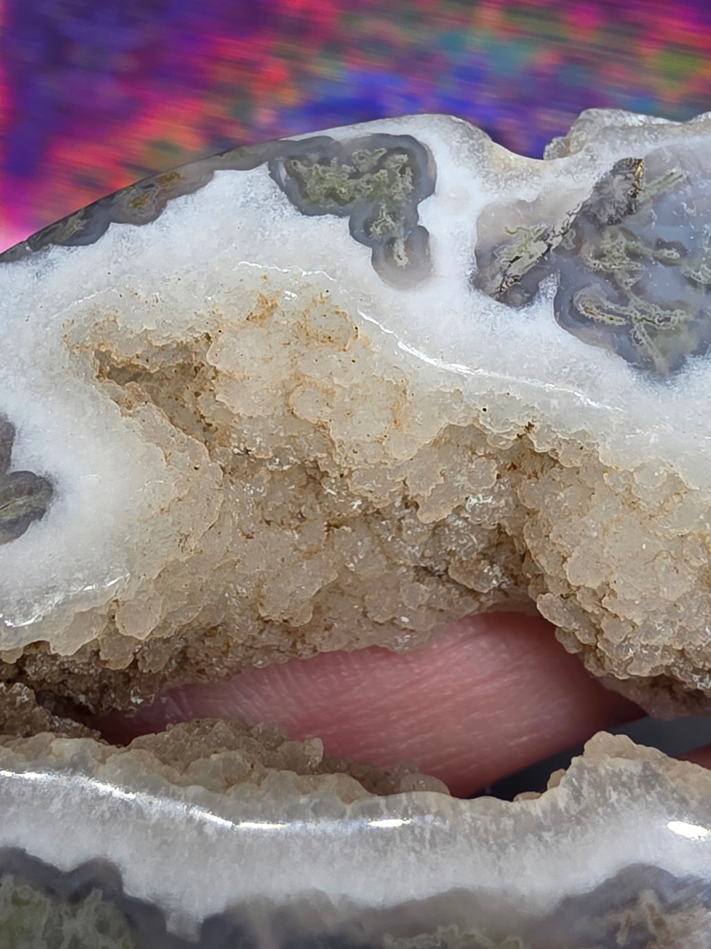 Moss Agate Moon E