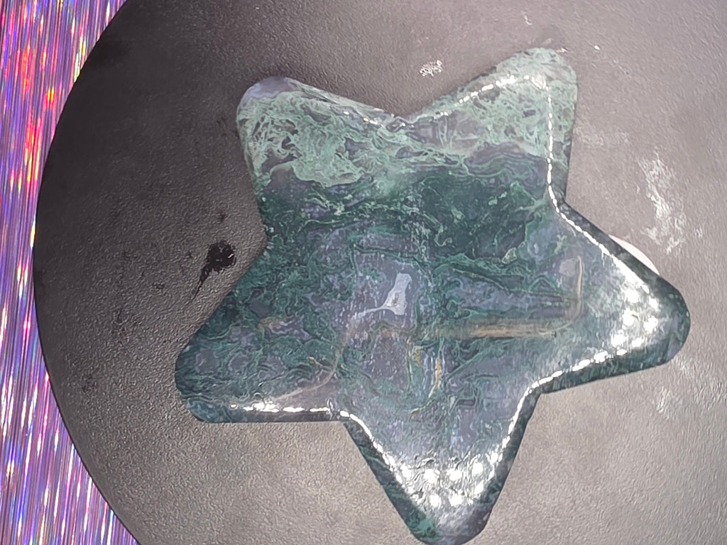 Moss Agate Star D