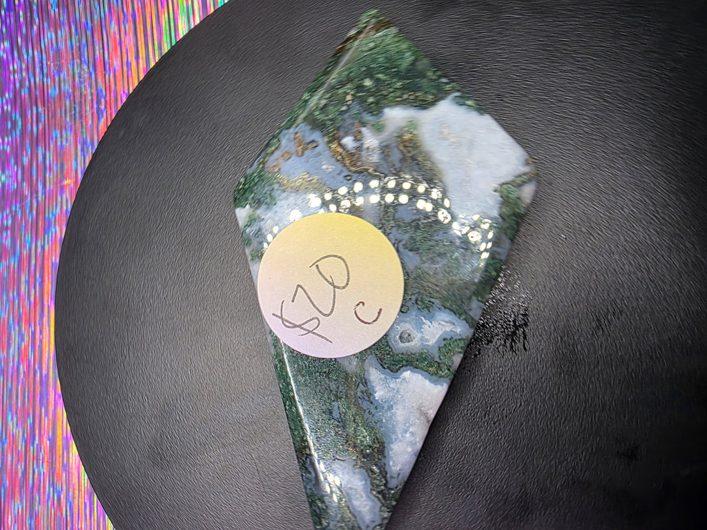 Moss Agate Diamond C