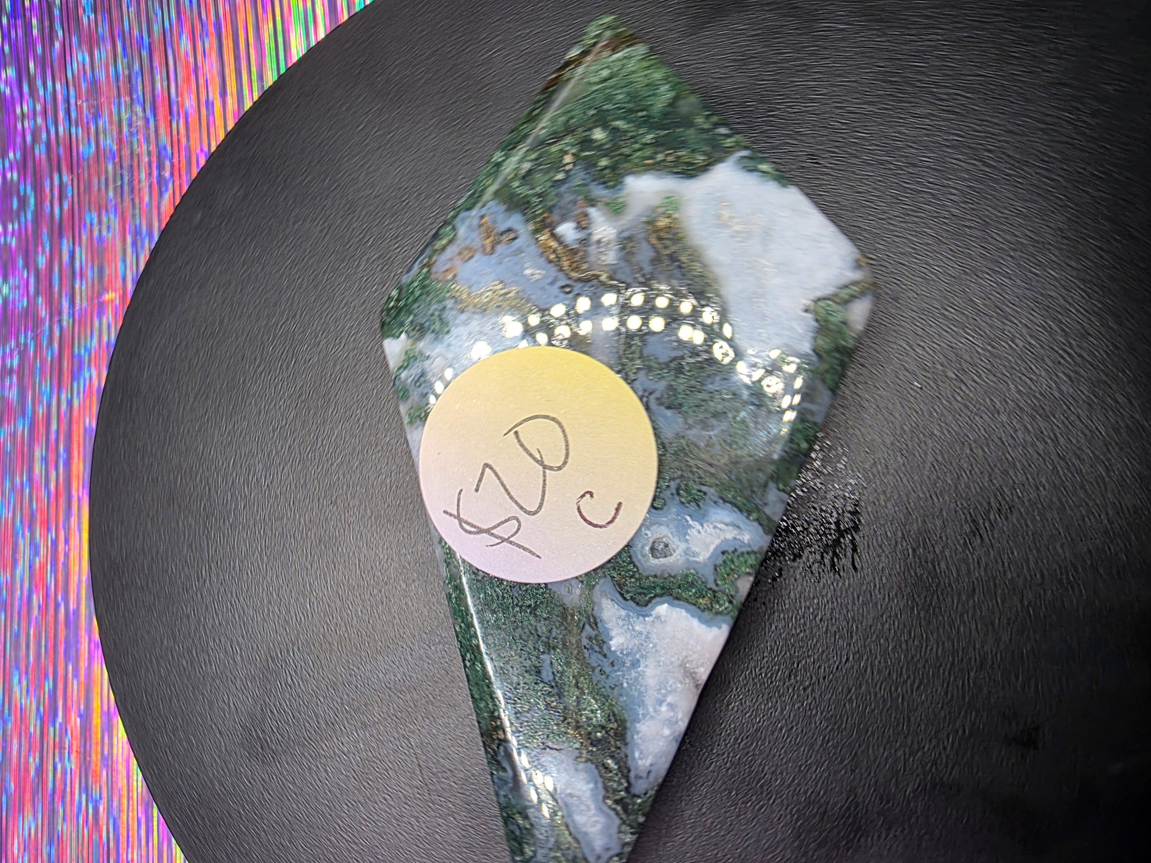 Moss Agate Diamond C
