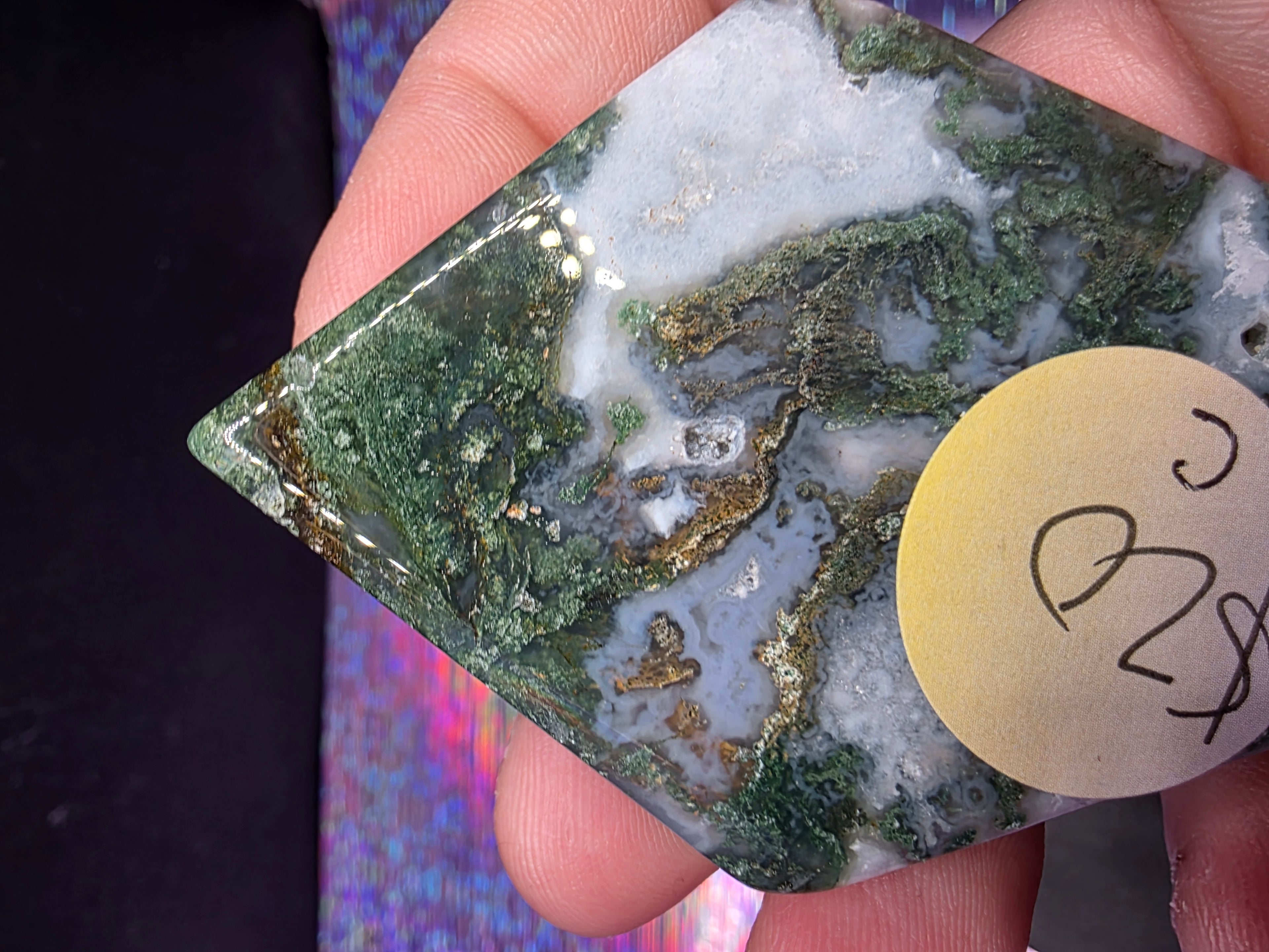 Moss Agate Diamond C