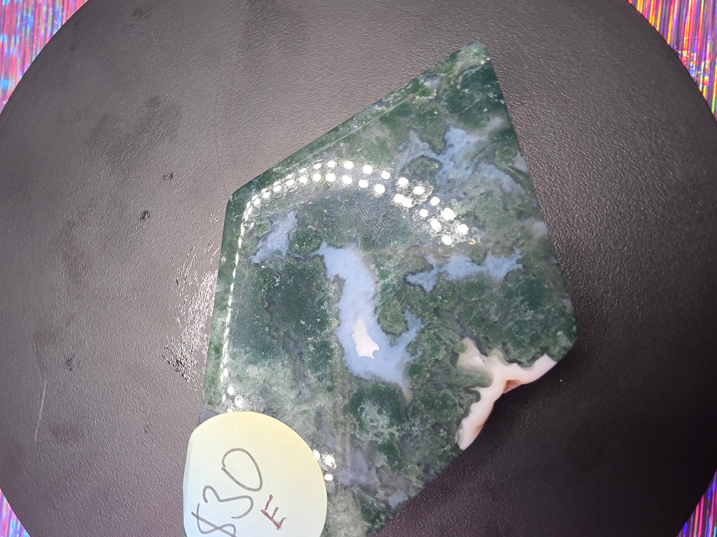 Moss Agate Diamond E