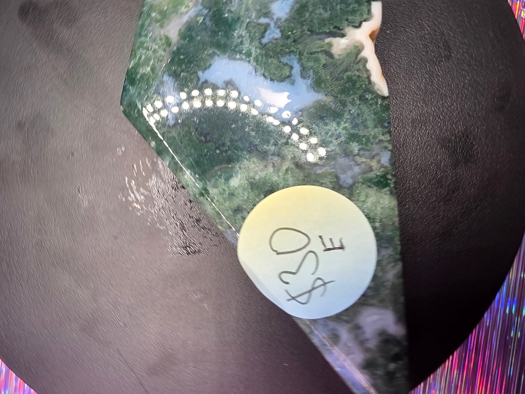 Moss Agate Diamond E
