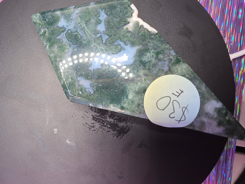 Moss Agate Diamond E