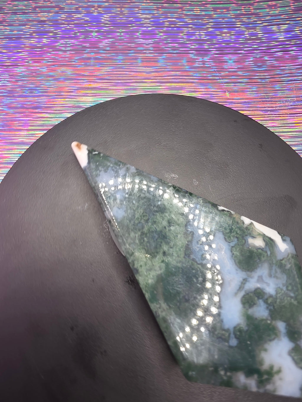Moss Agate Diamond E