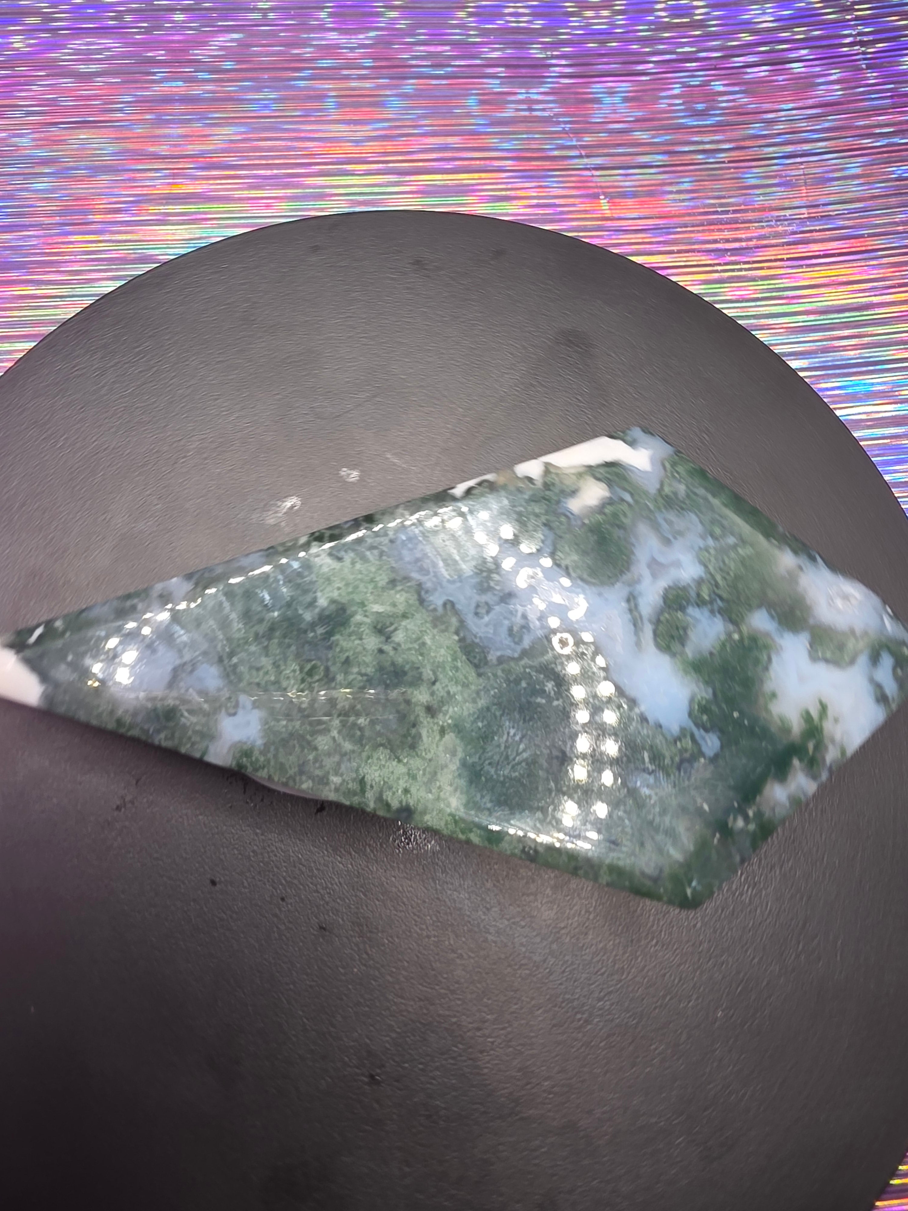Moss Agate Diamond E