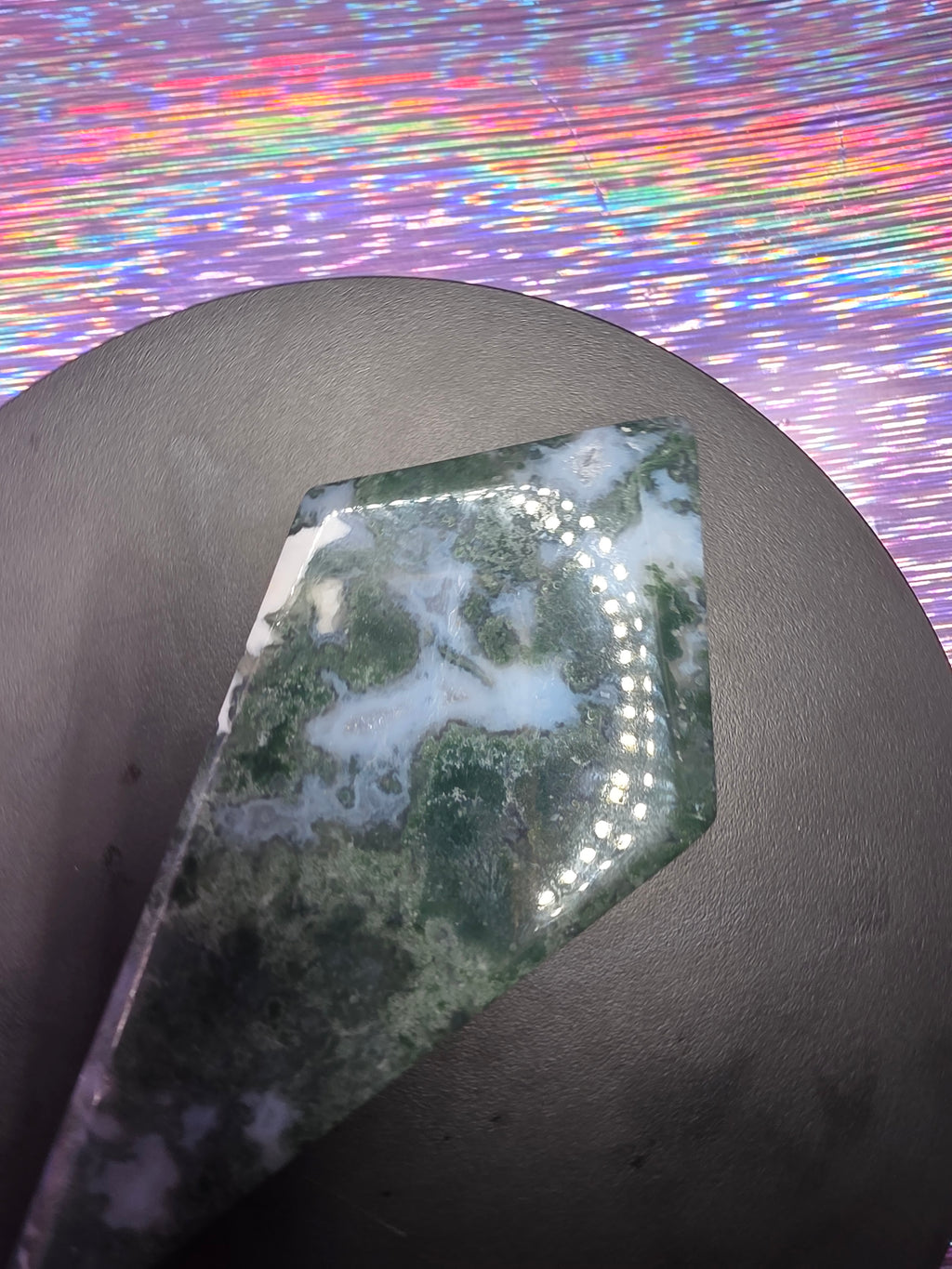Moss Agate Diamond E