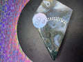 Moss Agate Diamond D