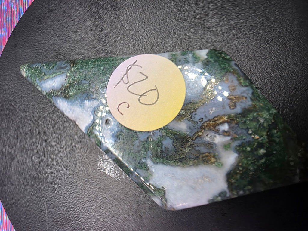 Moss Agate Diamond C