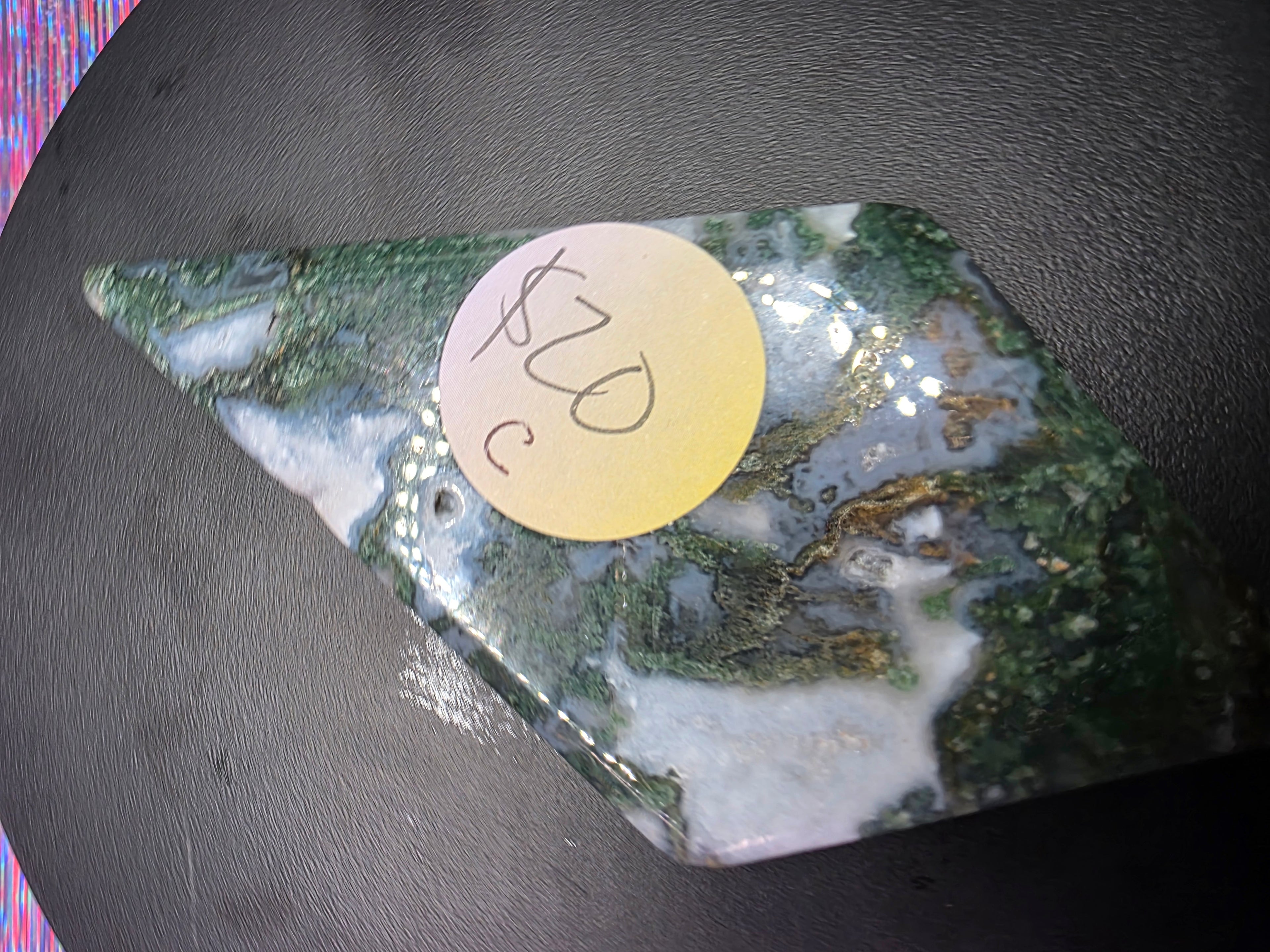 Moss Agate Diamond C